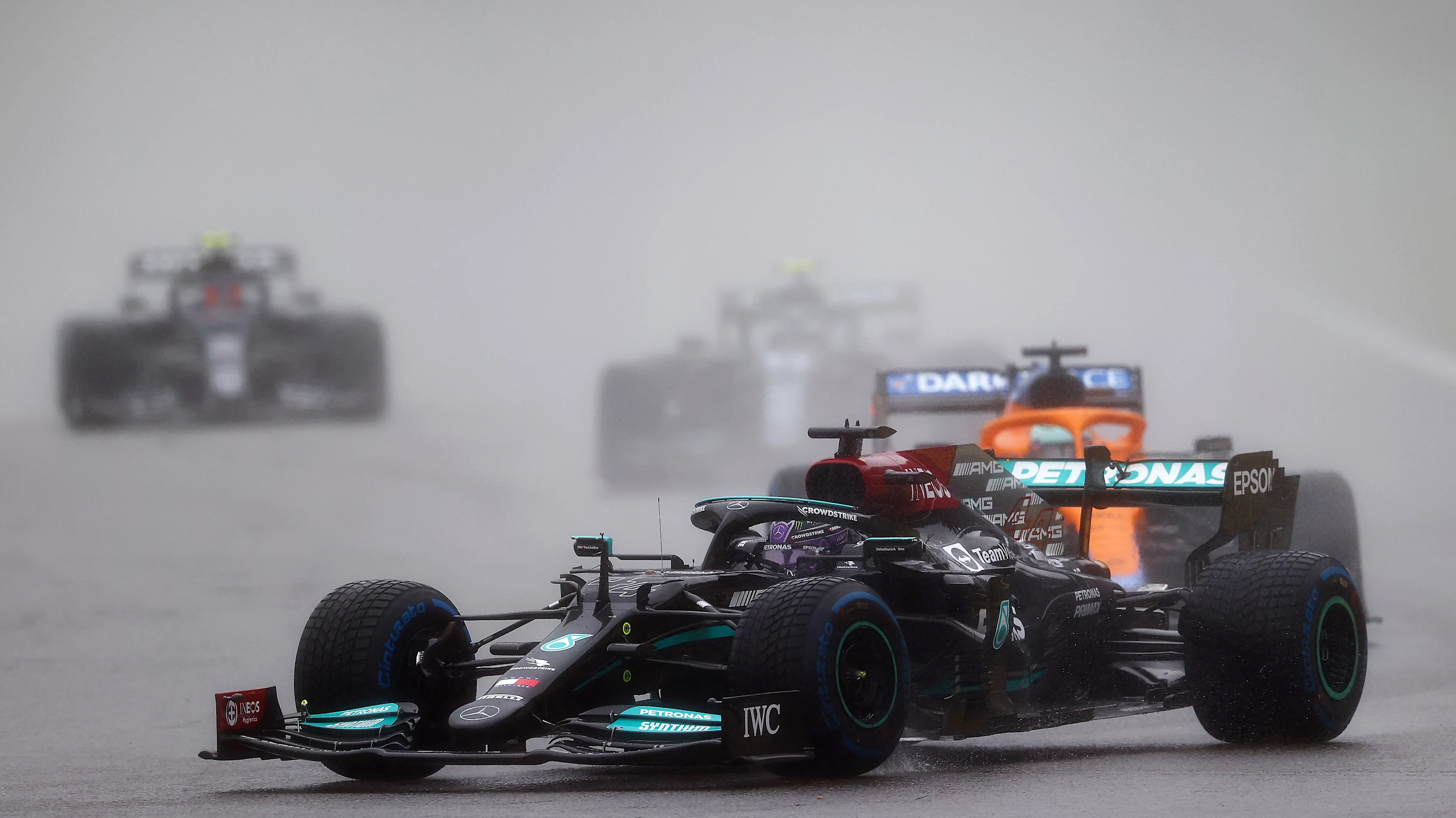 SPA, BELGIUM - AUGUST 29: Lewis Hamilton of Great Britain driving the (44) Mercedes AMG Petronas F1