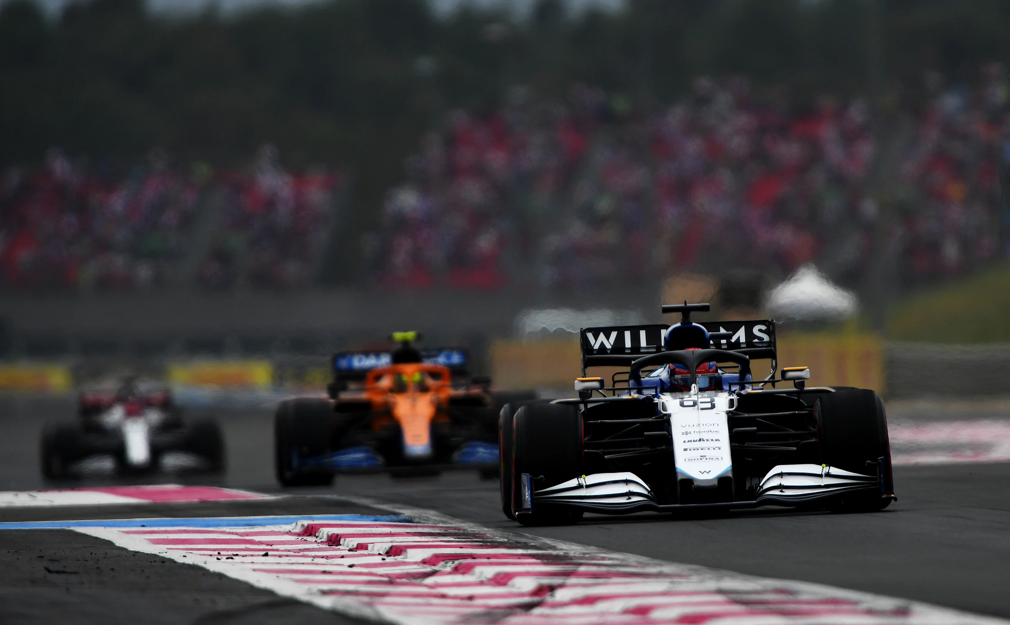 LE CASTELLET, FRANCE - JUNE 20: George Russell of Great Britain driving the (63) Williams Racing