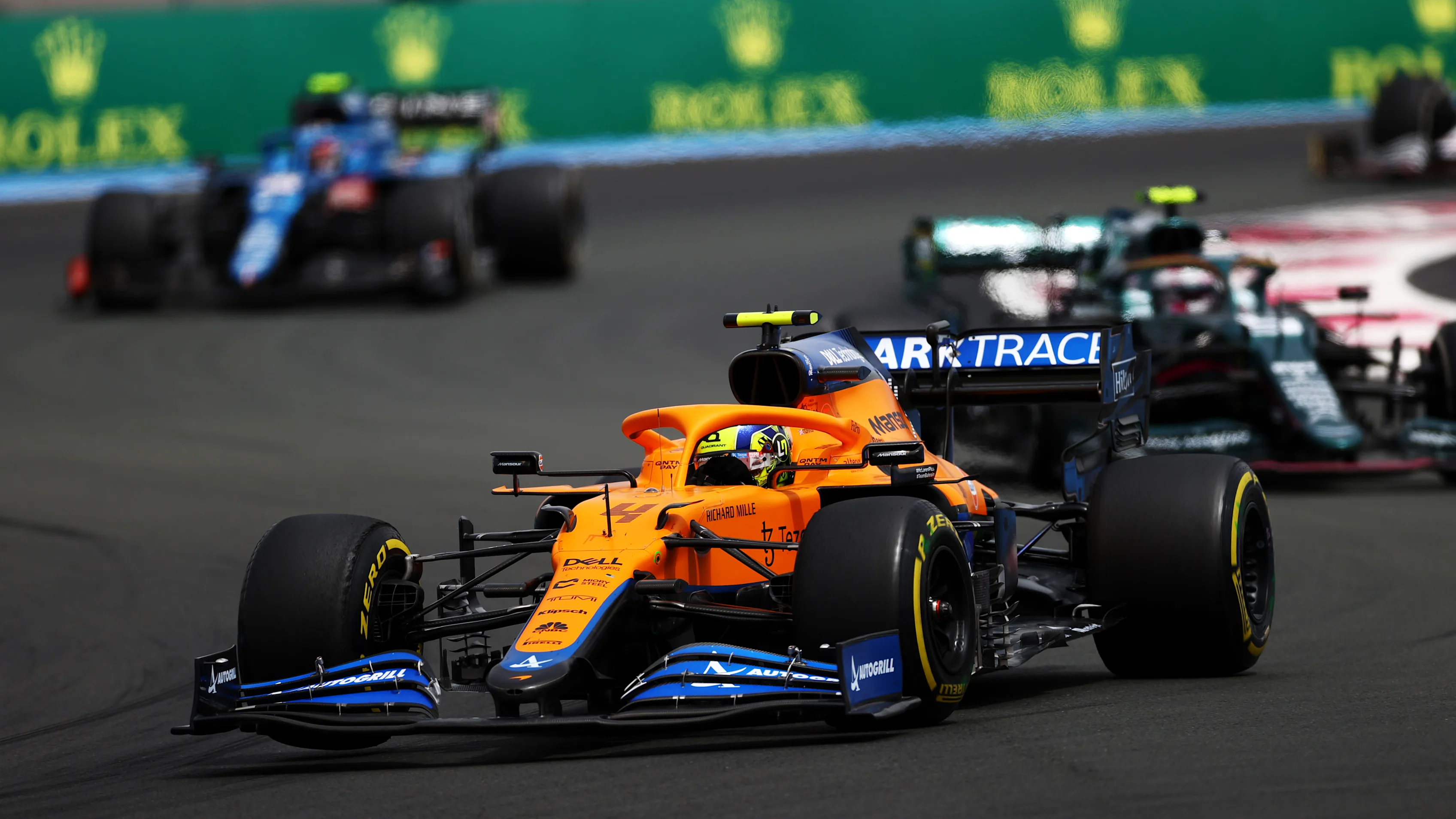 LE CASTELLET, FRANCE - JUNE 20: Lando Norris of Great Britain driving the (4) McLaren F1 Team