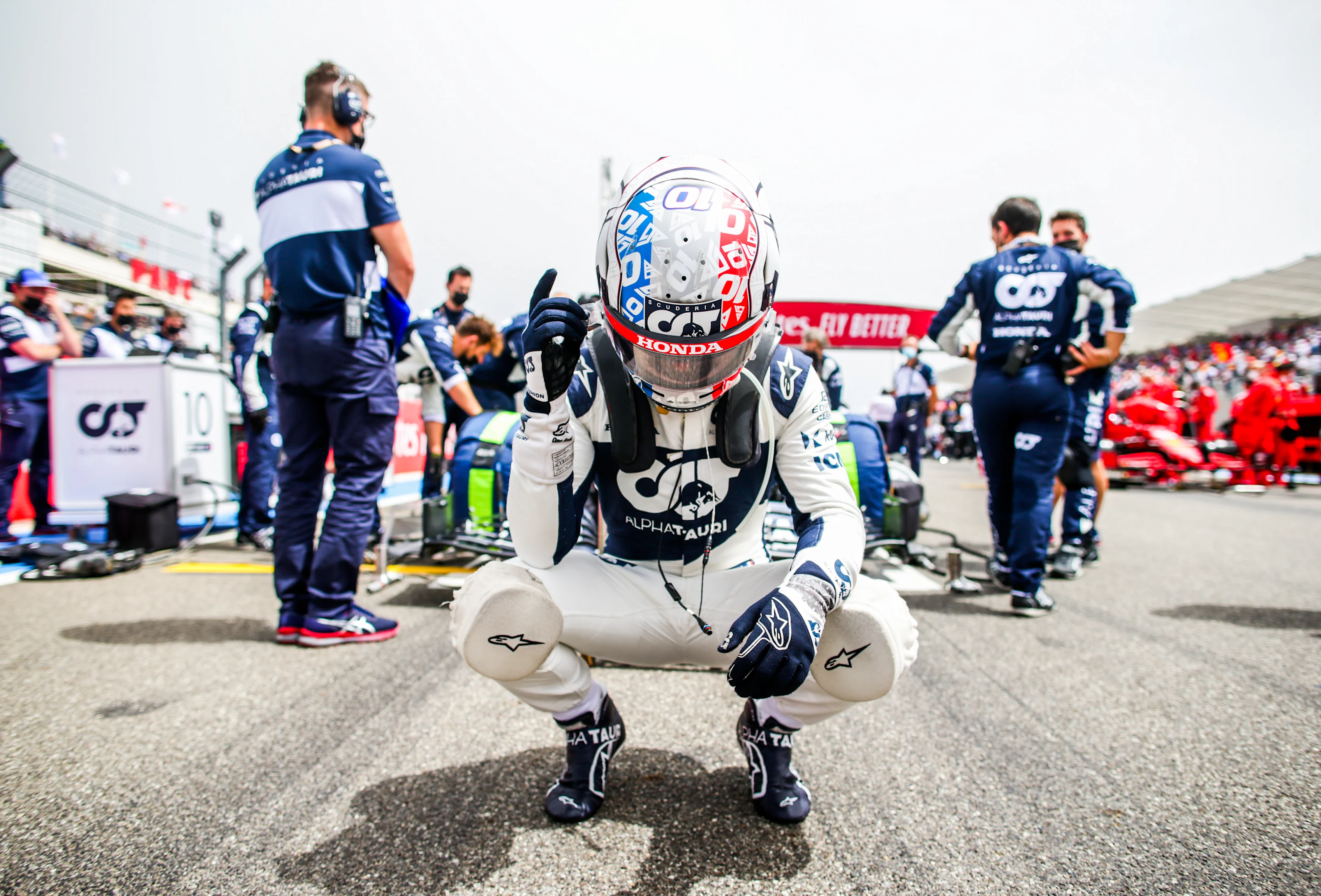 LE CASTELLET, FRANCE - JUNE 20: Pierre Gasly of Scuderia AlphaTauri and France during the F1 Grand