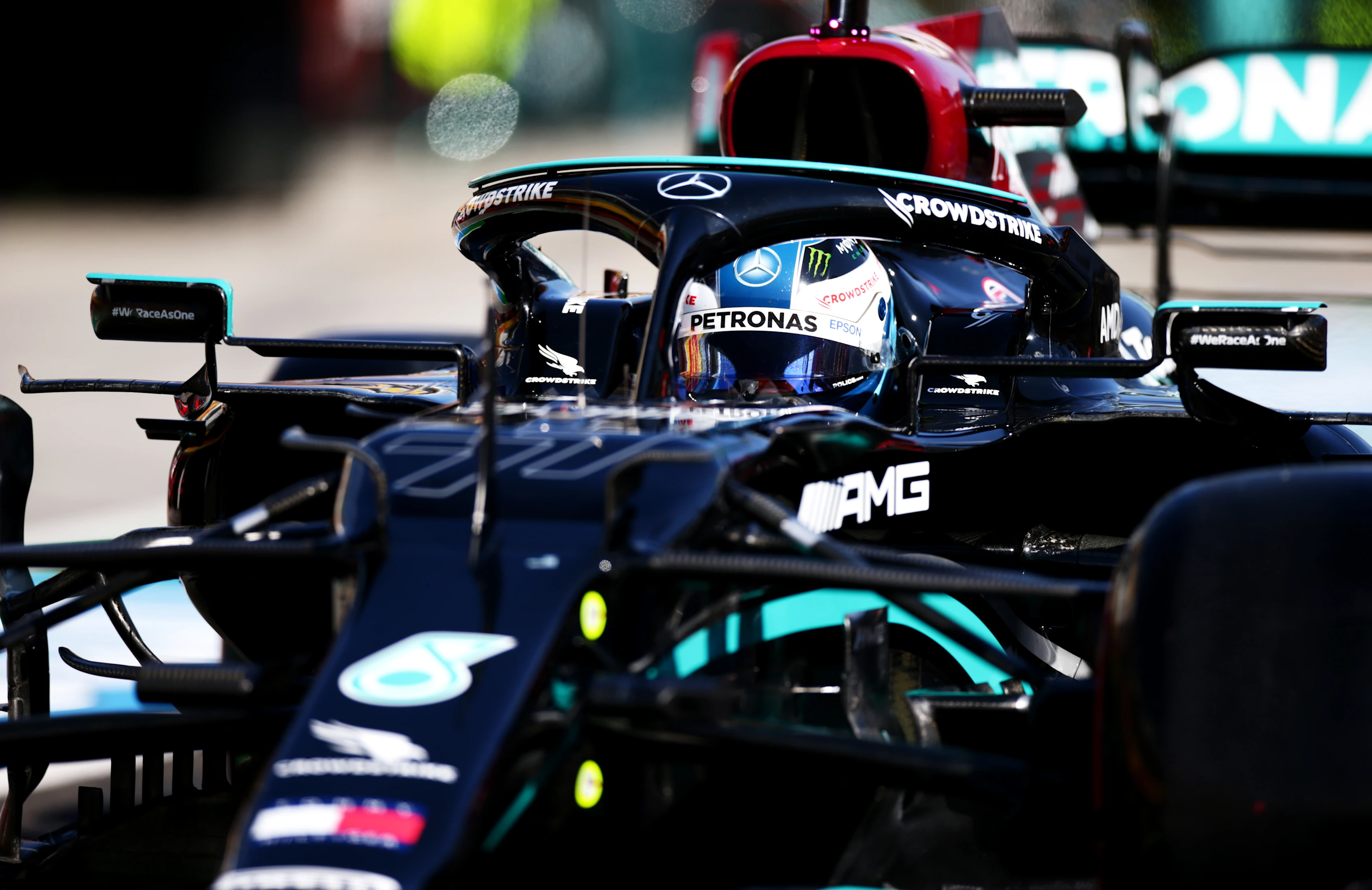 BUDAPEST, HUNGARY - JULY 31: Valtteri Bottas of Finland driving the (77) Mercedes AMG Petronas F1