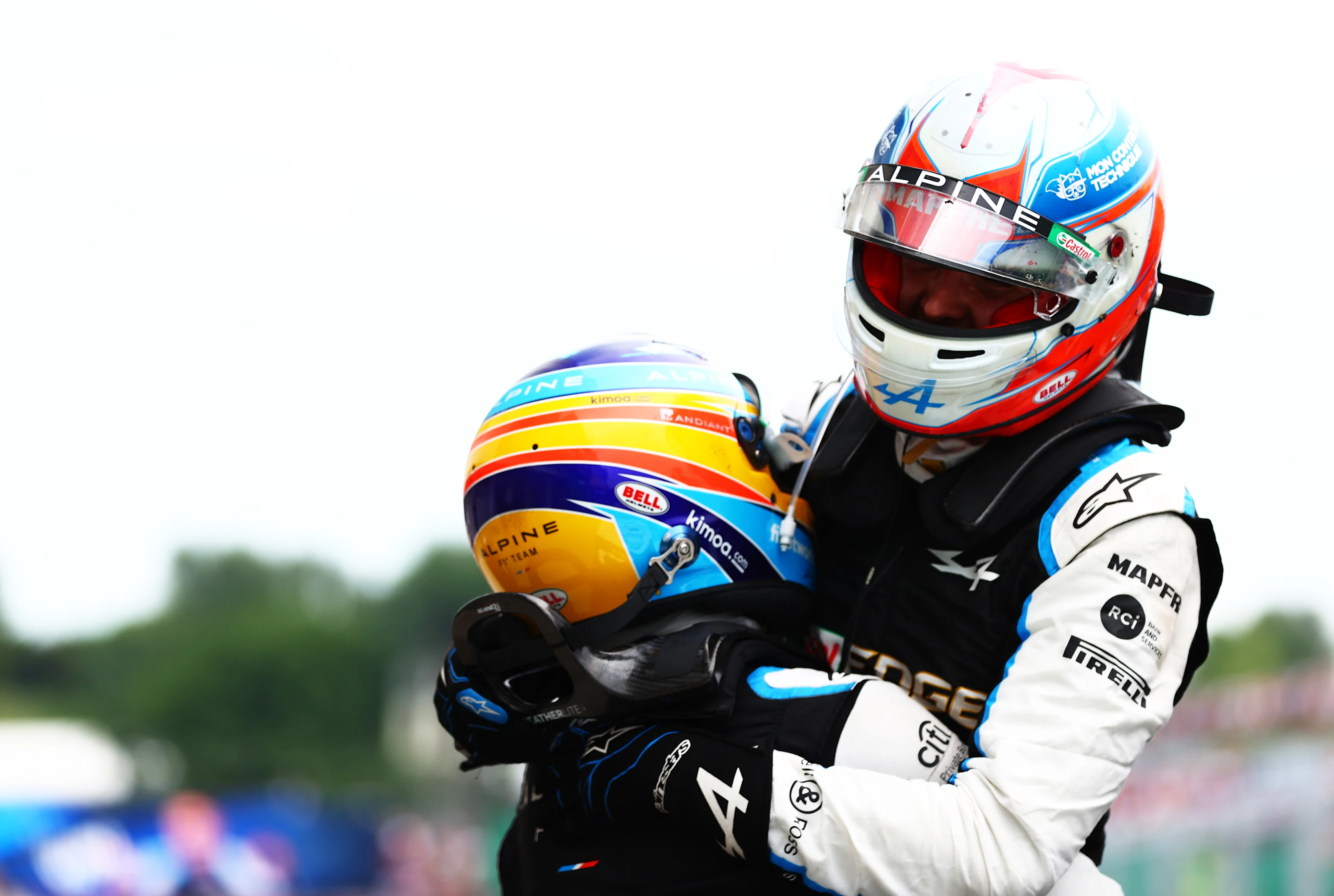 BUDAPEST, HUNGARY - AUGUST 01: Race winner Esteban Ocon of France and Alpine F1 Team and fifth