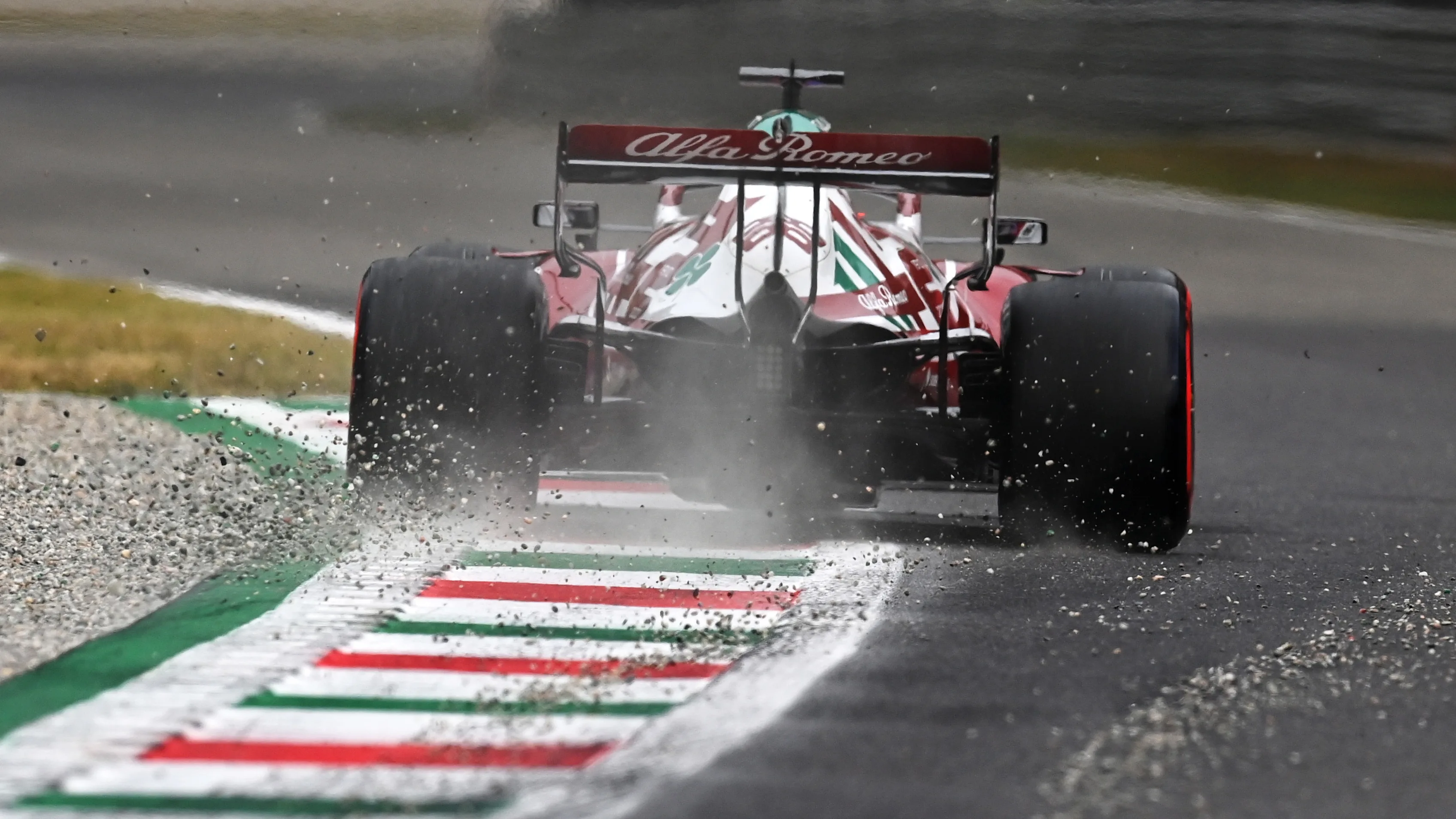 MONZA, ITALY - SEPTEMBER 10: Robert Kubica of Poland driving the (88) Alfa Romeo Racing C41 Ferrari