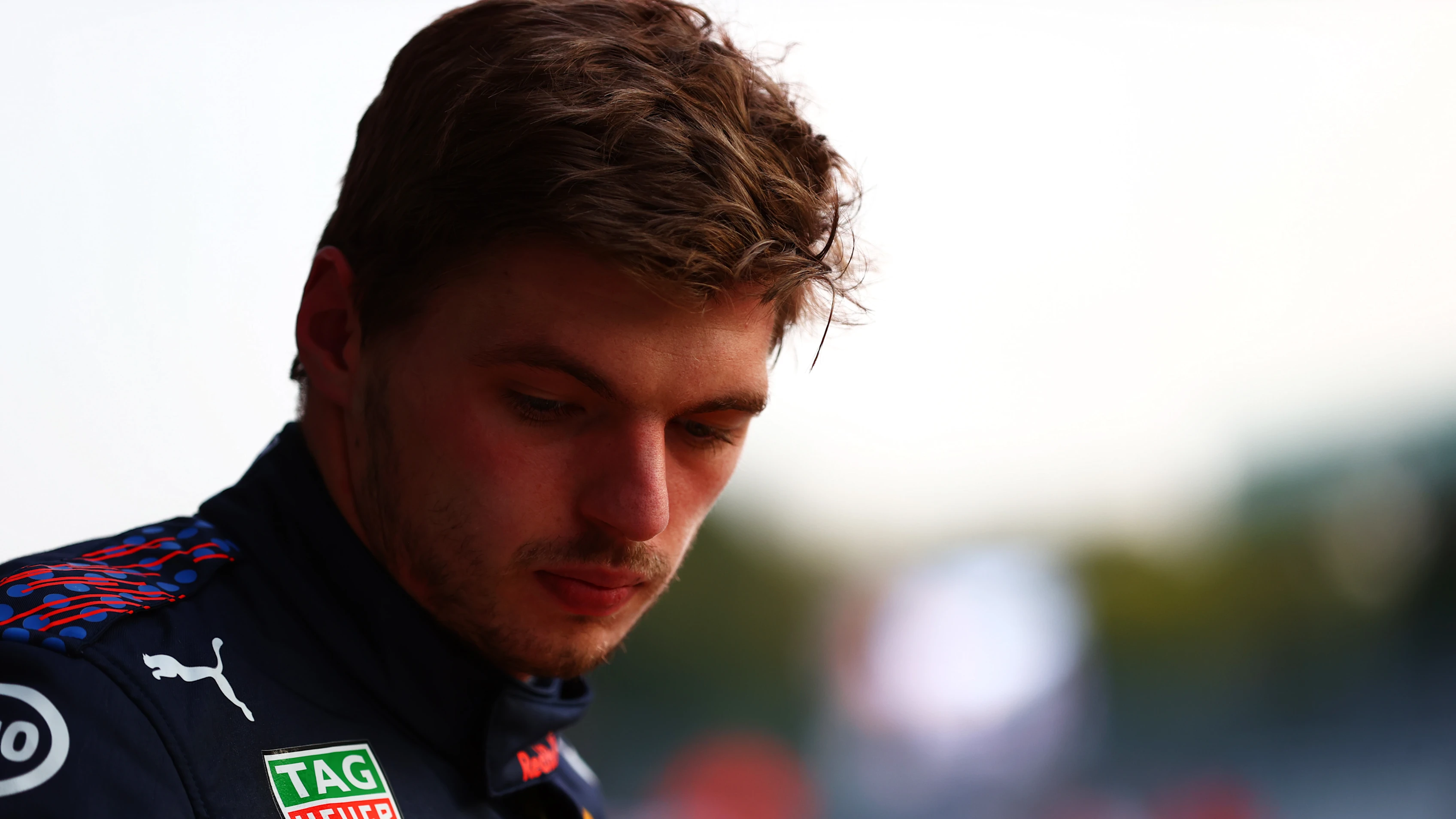 MONZA, ITALY - SEPTEMBER 10: Third place qualifier Max Verstappen of Netherlands and Red Bull