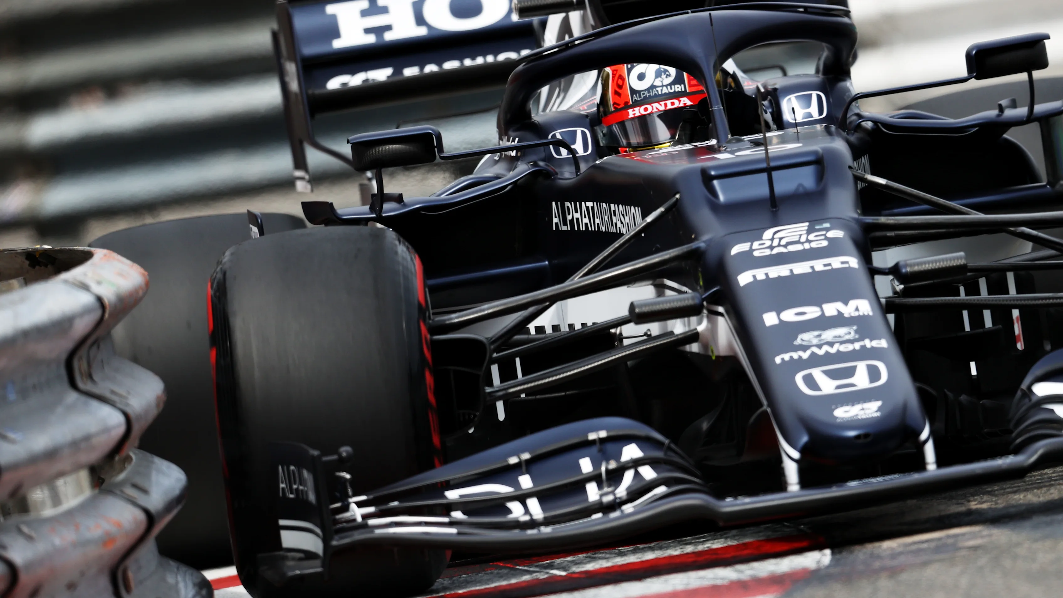 MONTE-CARLO, MONACO - MAY 22: Pierre Gasly of France driving the (10) Scuderia AlphaTauri AT02 Honda during qualifying for the F1 Grand Prix of Monaco at Circuit de Monaco on May 22, 2021 in Monte-Carlo, Monaco. (Photo by Clive Rose - Formula 1/Formula 1 via Getty Images)