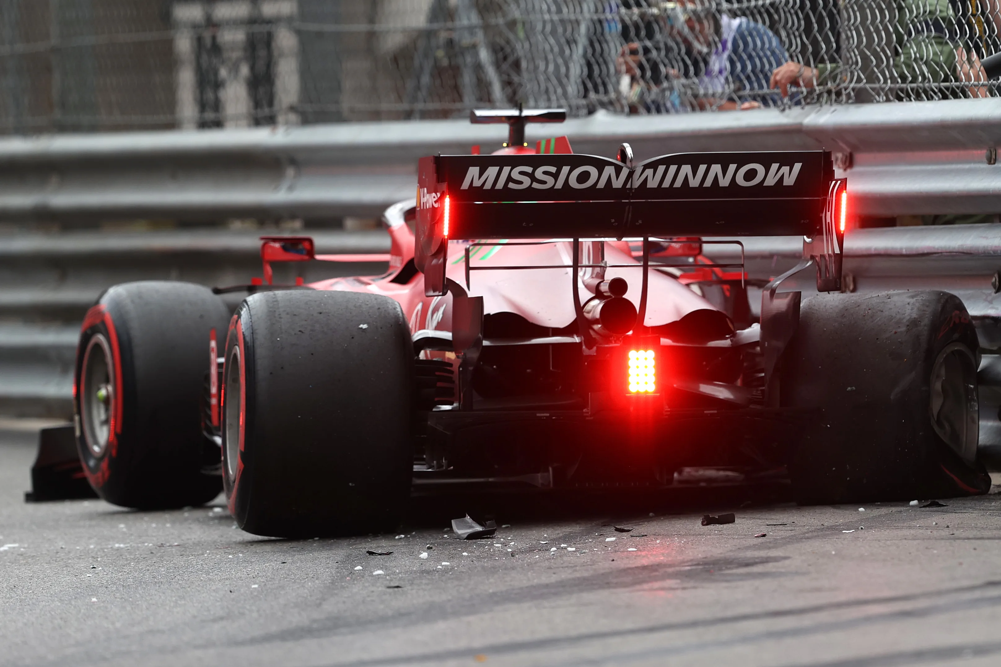 MONTE-CARLO, MONACO - MAY 22: Pole position qualifier Charles Leclerc of Monaco and Ferrari after