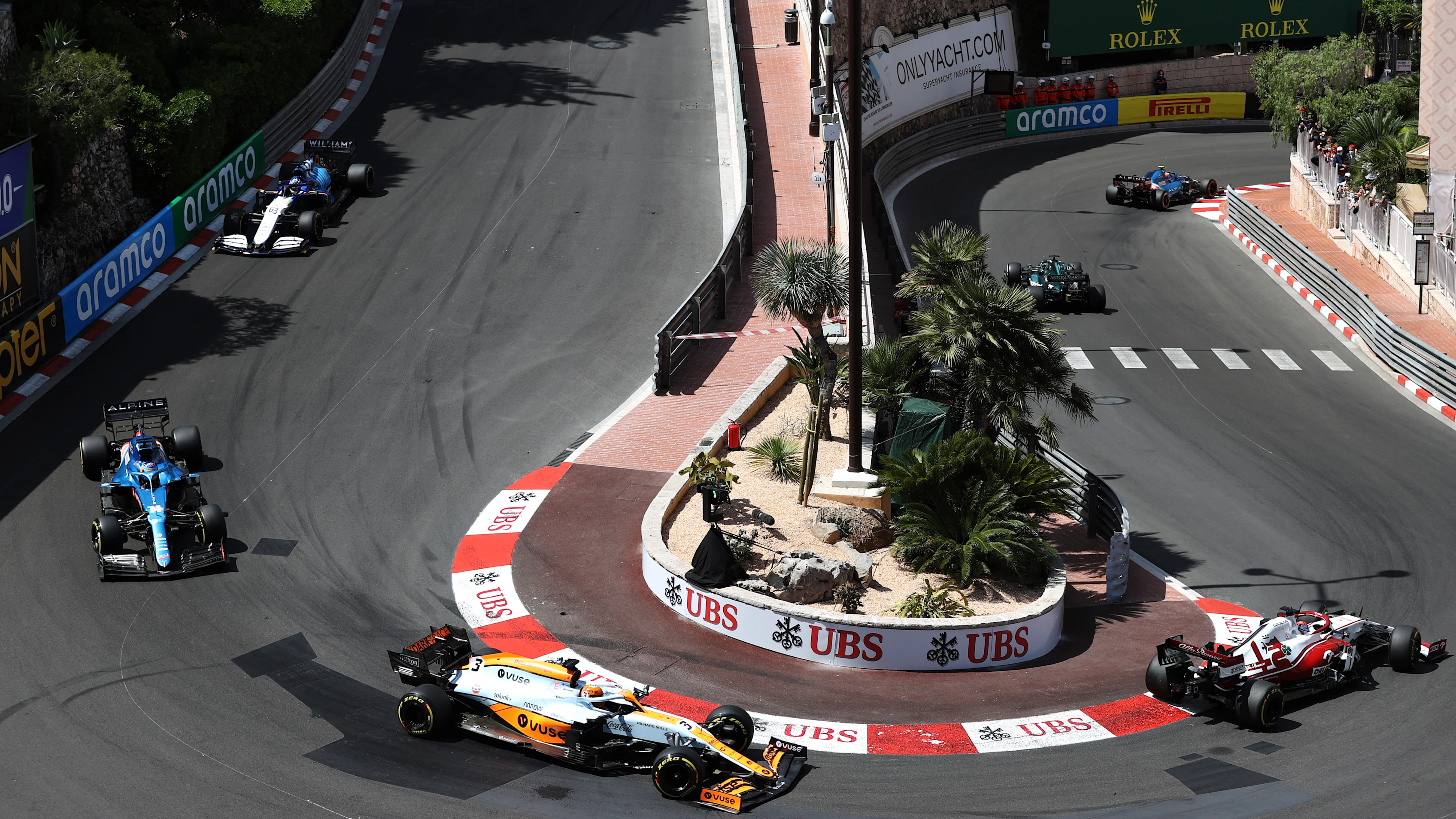 MONTE-CARLO, MONACO - MAY 23: Kimi Raikkonen of Finland driving the (7) Alfa Romeo Racing C41