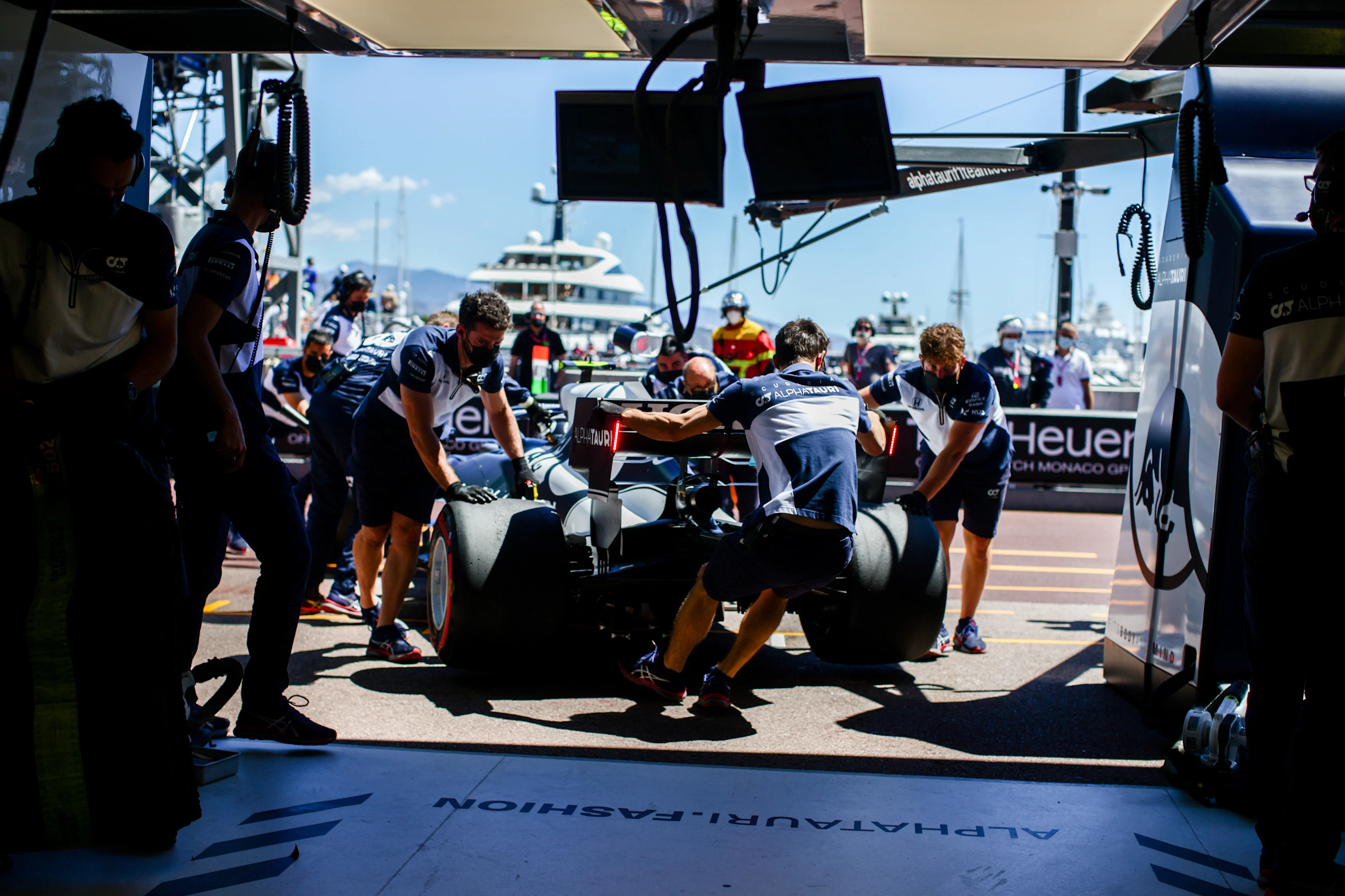 MONTE-CARLO, MONACO - MAY 20: Pierre Gasly of Scuderia AlphaTauri and France  during practice ahead of the F1 Grand Prix of Monaco at Circuit de Monaco on May 20, 2021 in Monte-Carlo, Monaco. (Photo by Peter Fox/Getty Images)