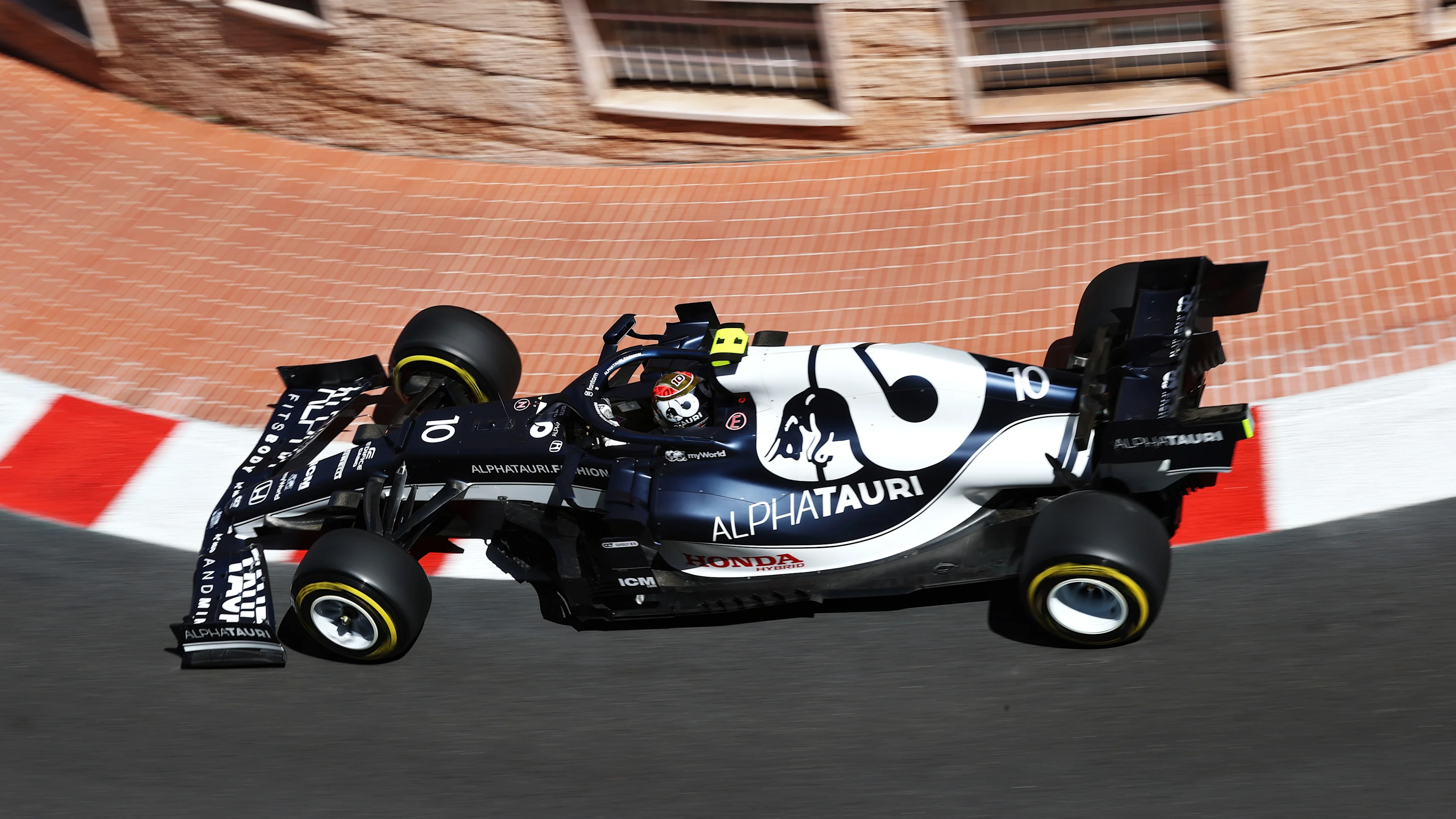 MONTE-CARLO, MONACO - MAY 20: Pierre Gasly of France driving the (10) Scuderia AlphaTauri AT02