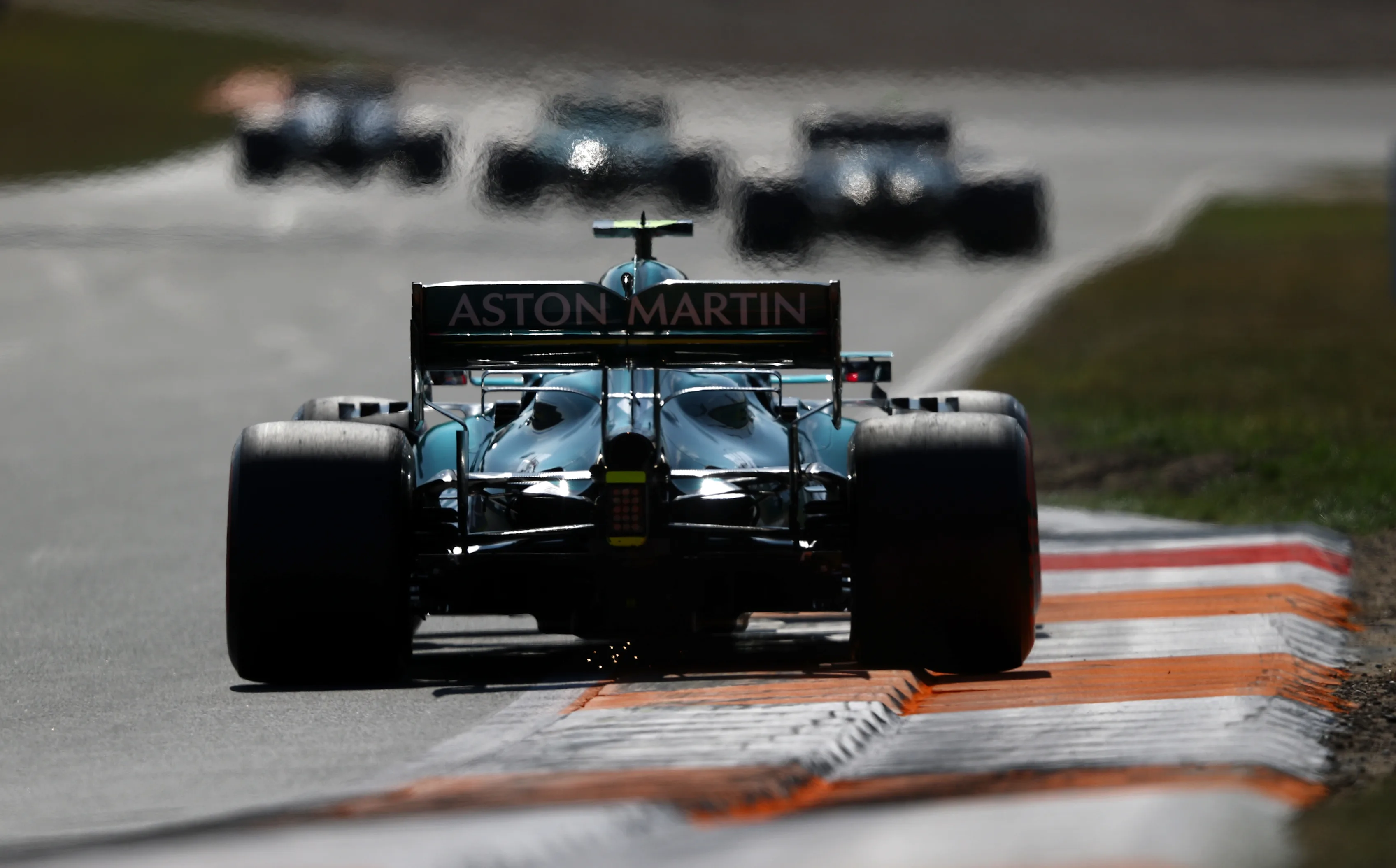ZANDVOORT, NETHERLANDS - SEPTEMBER 04: Sebastian Vettel of Germany driving the (5) Aston Martin