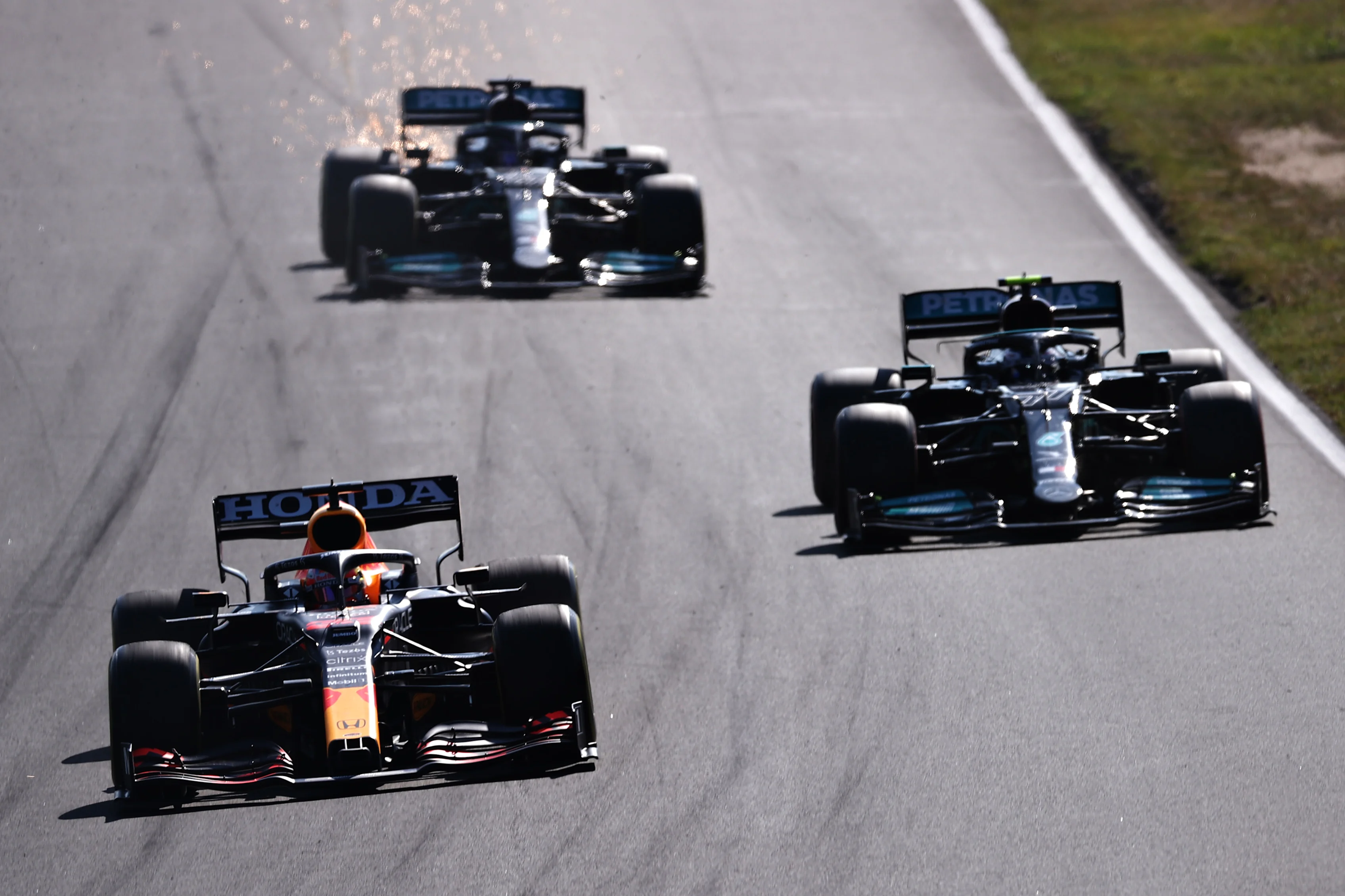 ZANDVOORT, NETHERLANDS - SEPTEMBER 05: Max Verstappen of the Netherlands driving the (33) Red Bull