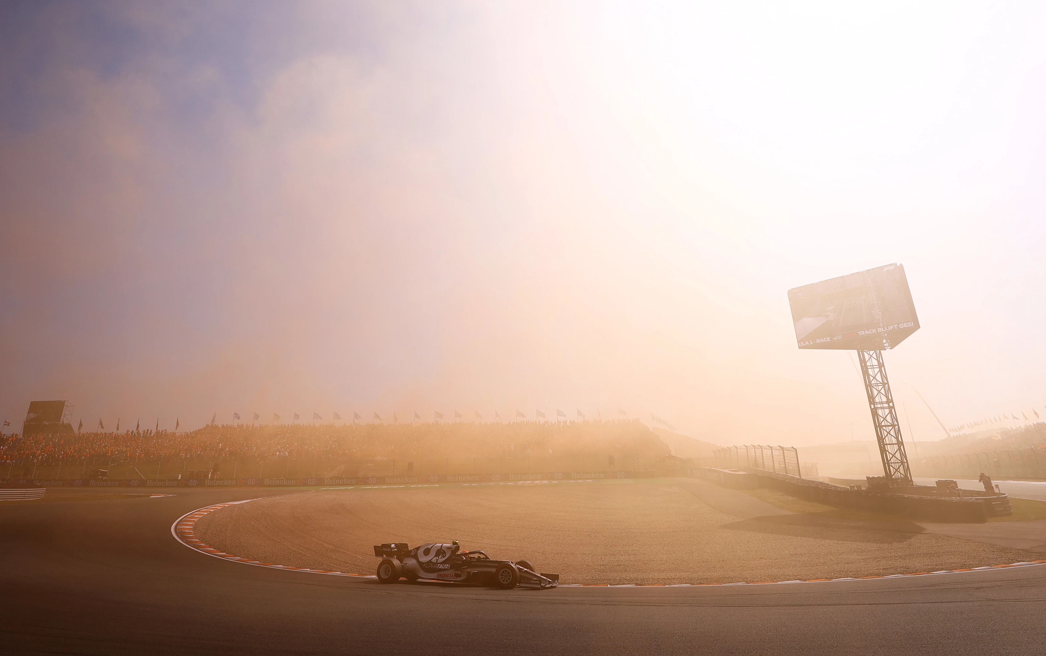 ZANDVOORT, NETHERLANDS - SEPTEMBER 05: Pierre Gasly of France driving the (10) Scuderia AlphaTauri
