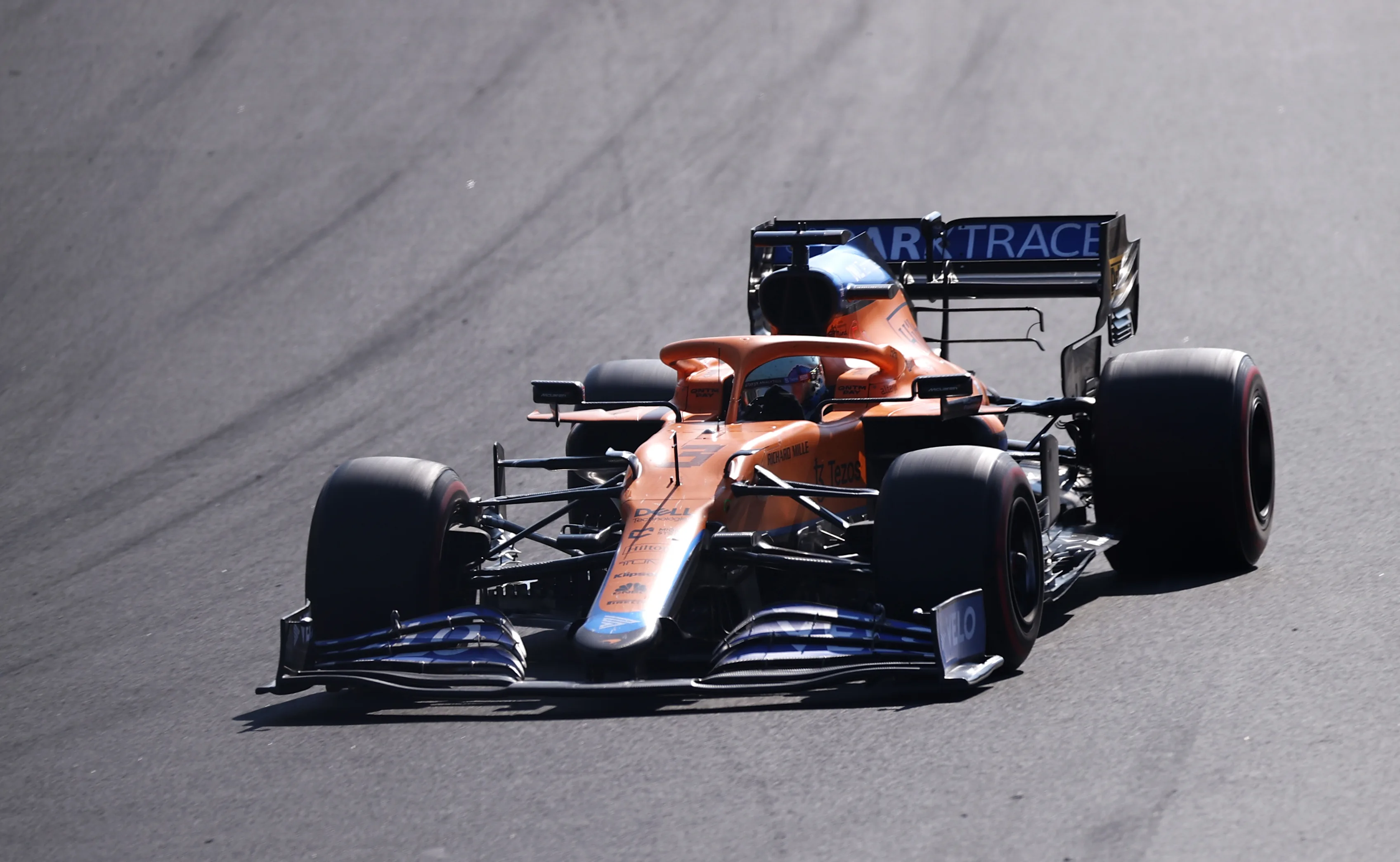 ZANDVOORT, NETHERLANDS - SEPTEMBER 05: Daniel Ricciardo of Australia driving the (3) McLaren F1 Team MCL35M Mercedes during the F1 Grand Prix of The Netherlands at Circuit Zandvoort on September 05, 2021 in Zandvoort, Netherlands. (Photo by Lars Baron/Getty Images)