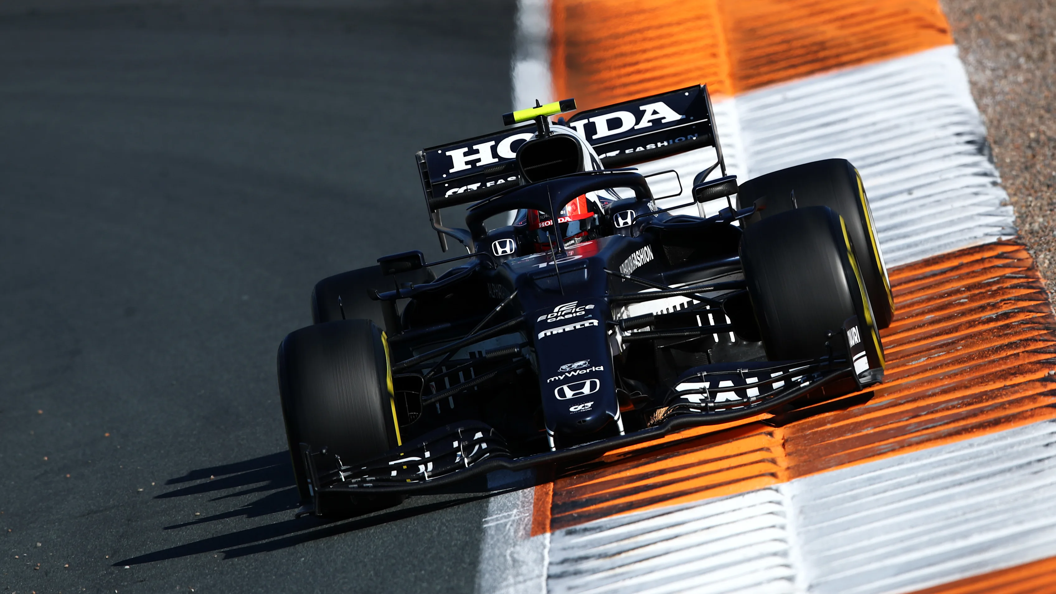 ZANDVOORT, NETHERLANDS - SEPTEMBER 05: Pierre Gasly of France driving the (10) Scuderia AlphaTauri