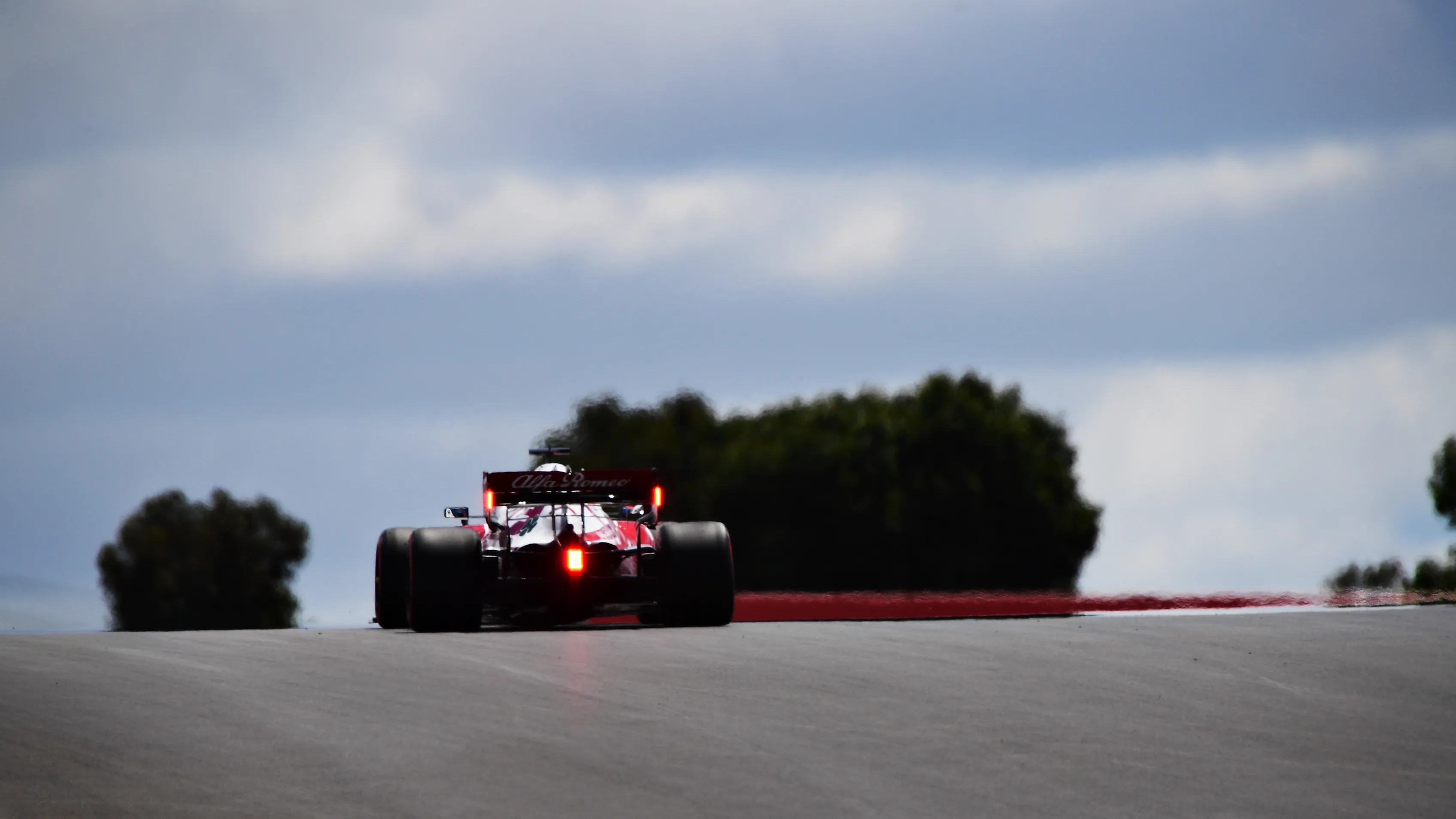 PORTIMAO, PORTUGAL - APRIL 30: Kimi Raikkonen of Finland driving the (7) Alfa Romeo Racing C41 Ferrari on track during practice ahead of the F1 Grand Prix of Portugal at Autodromo Internacional Do Algarve on April 30, 2021 in Portimao, Portugal. (Photo by Mario Renzi - Formula 1/Formula 1 via Getty Images)