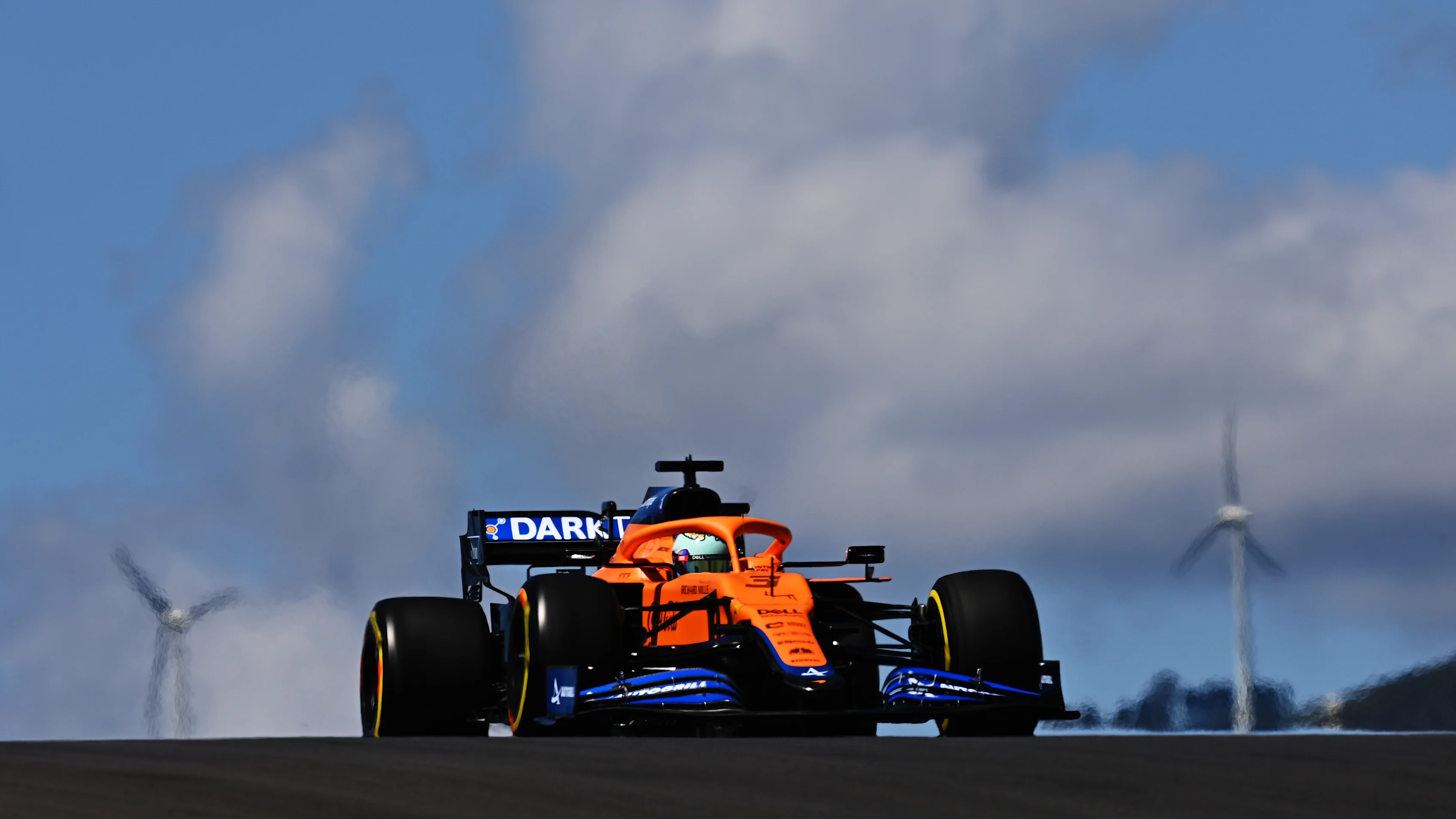 PORTIMAO, PORTUGAL - APRIL 30: Daniel Ricciardo of Australia driving the (3) McLaren F1 Team MCL35M