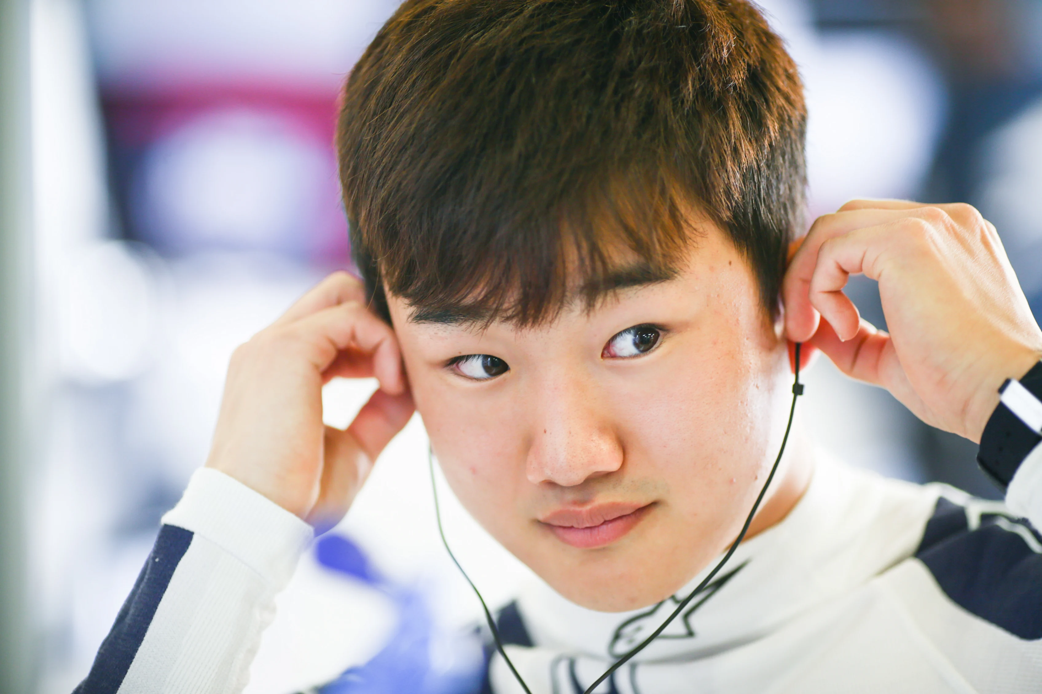 PORTIMAO, PORTUGAL - MAY 02: Yuki Tsunoda of Scuderia AlphaTauri and Japan  during the F1 Grand