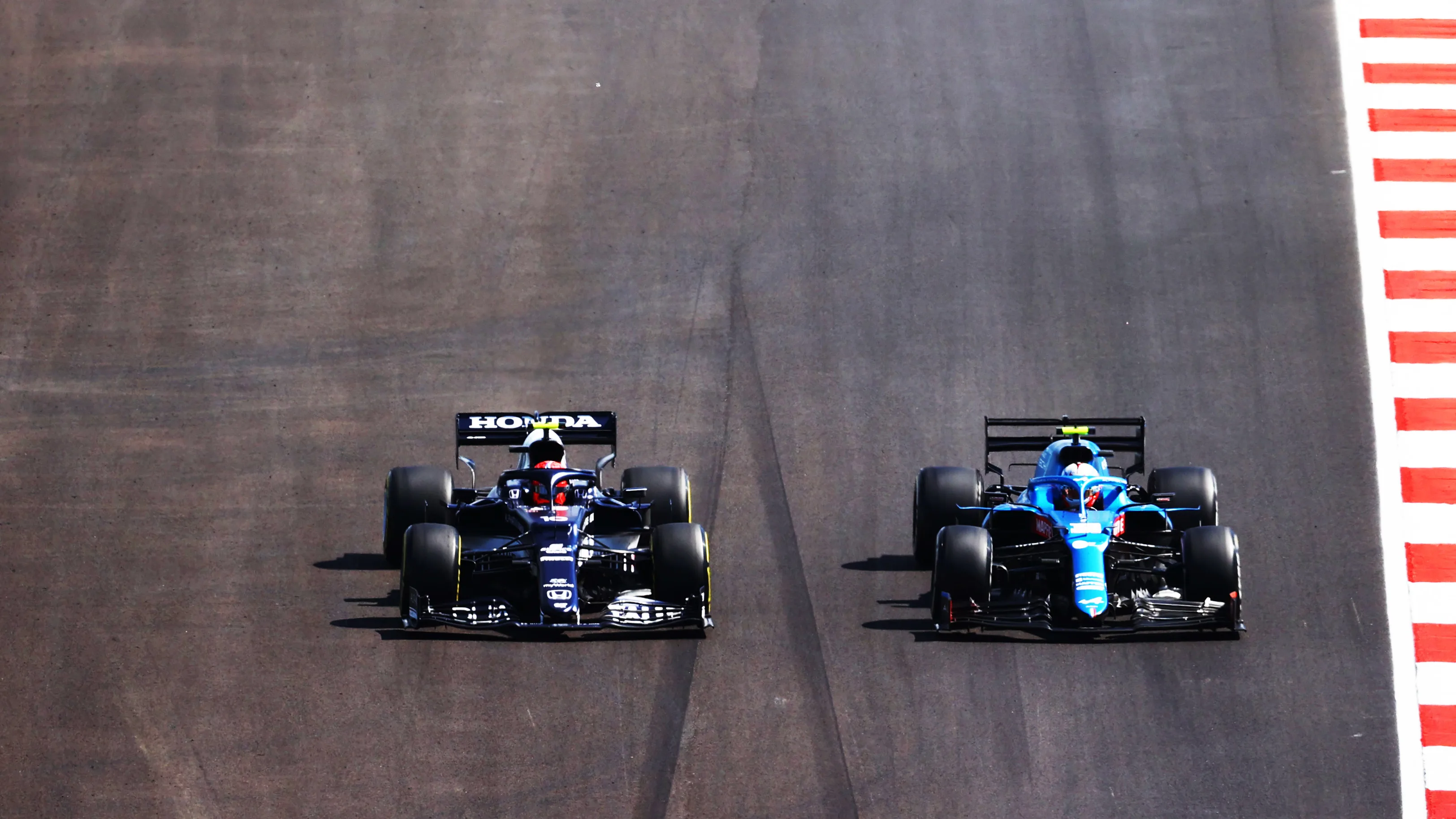 PORTIMAO, PORTUGAL - MAY 02: Pierre Gasly of France driving the (10) Scuderia AlphaTauri AT02 Honda