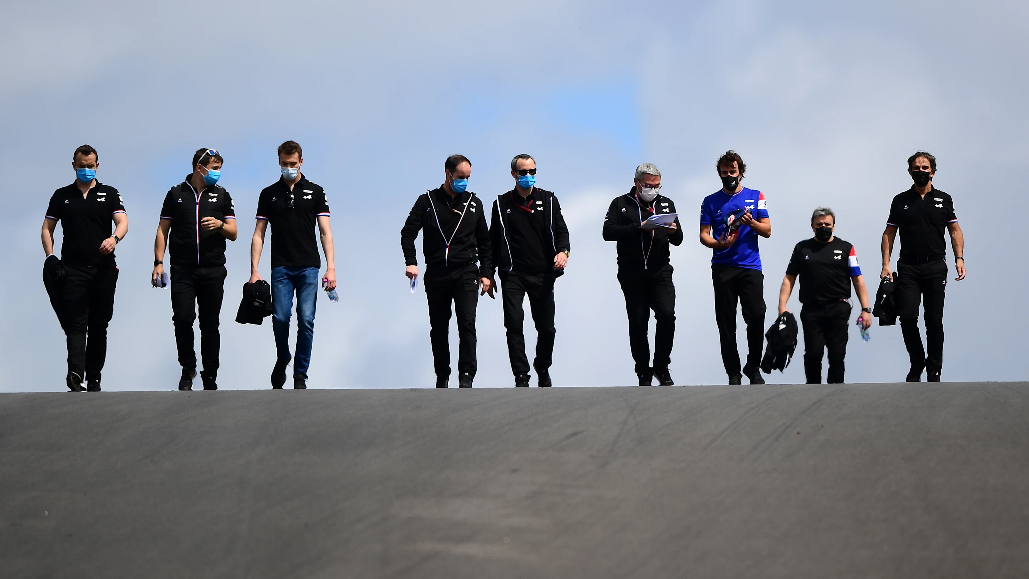 PORTIMAO, PORTUGAL - APRIL 29: Daniil Kvyat of Russia, Reserve Driver for Alpine F1 Team and
