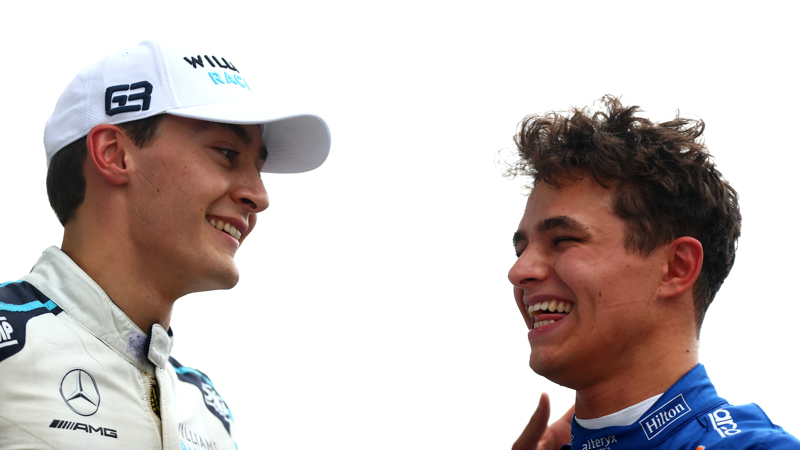 SOCHI, RUSSIA - SEPTEMBER 25: Pole position qualifier Lando Norris of Great Britain and McLaren F1