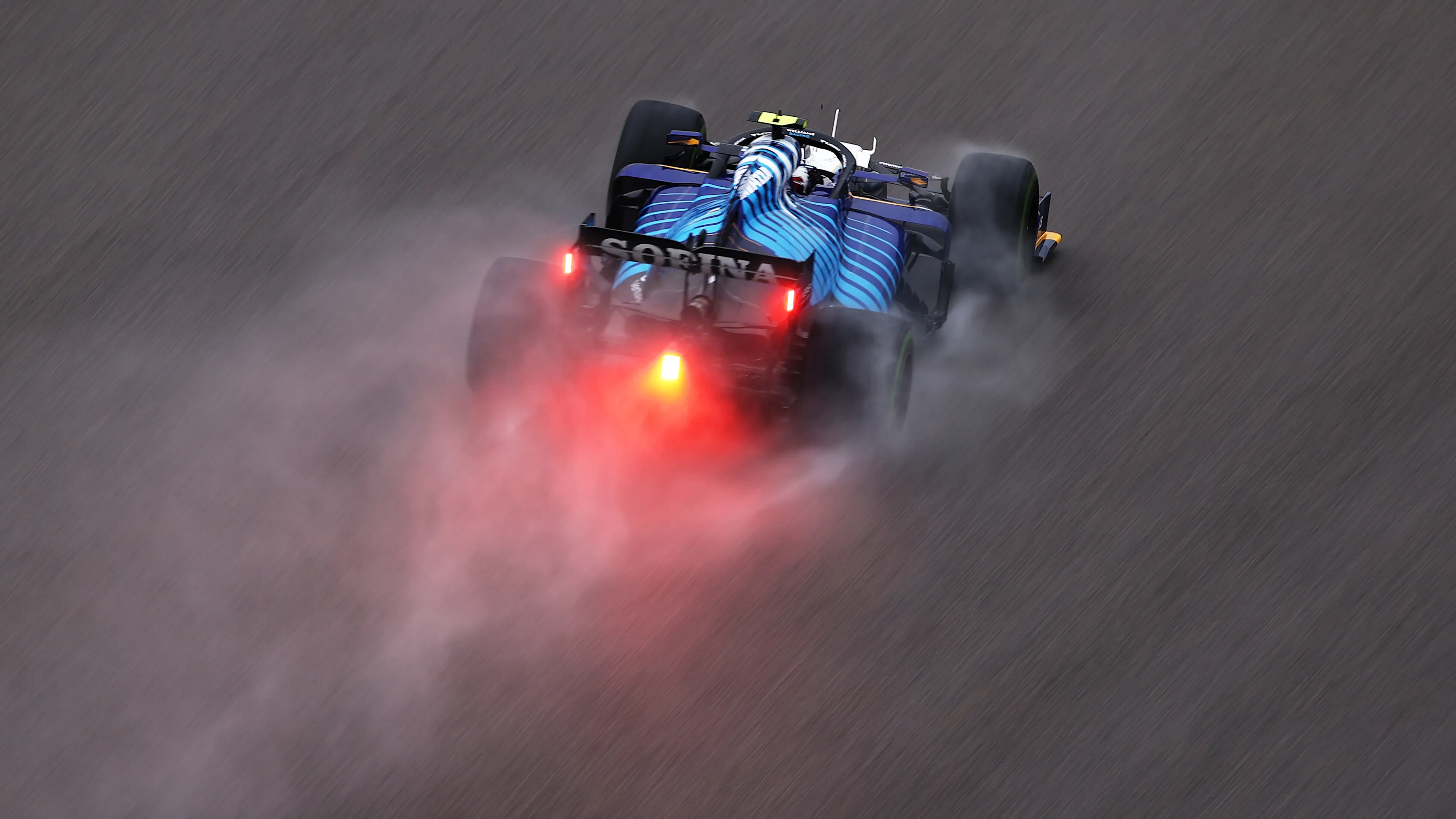SOCHI, RUSSIA - SEPTEMBER 25: Nicholas Latifi of Canada driving the (6) Williams Racing FW43B