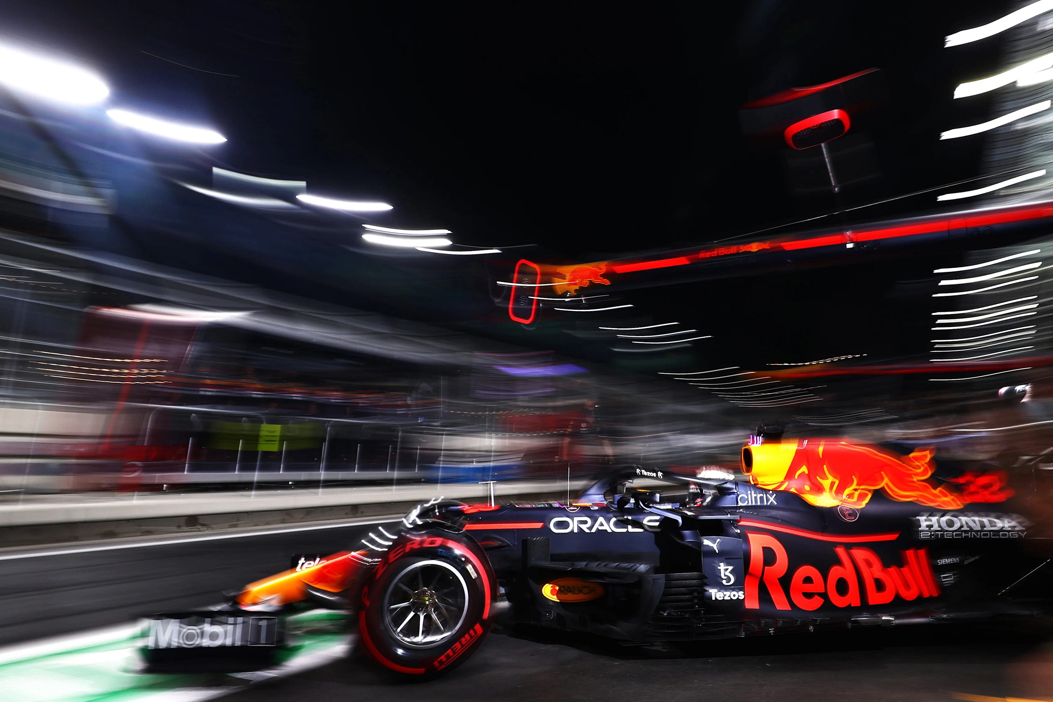 JEDDAH, SAUDI ARABIA - DECEMBER 03: Max Verstappen of the Netherlands driving the (33) Red Bull