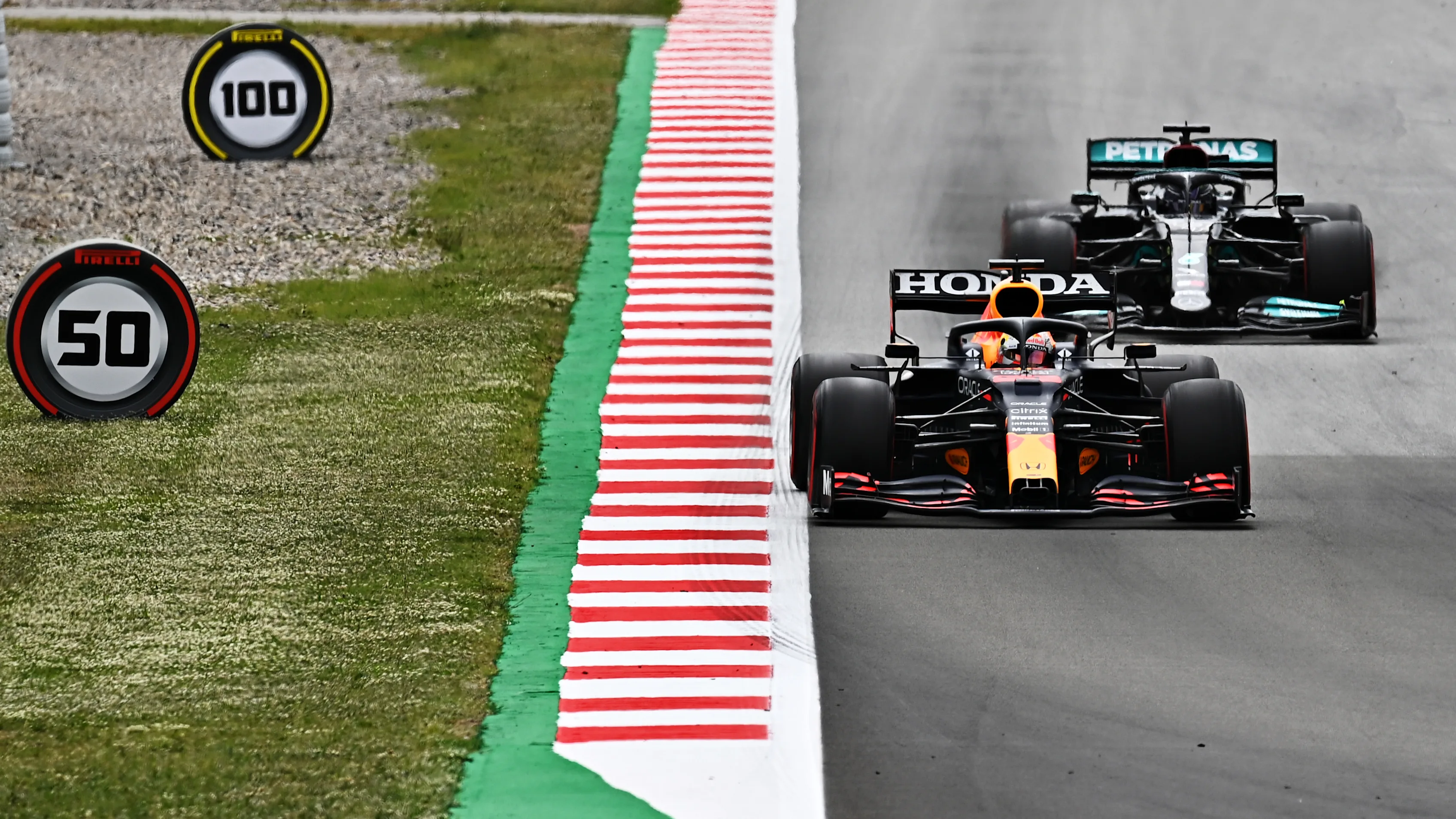 BARCELONA, SPAIN - MAY 09: Max Verstappen of the Netherlands driving the (33) Red Bull Racing RB16B