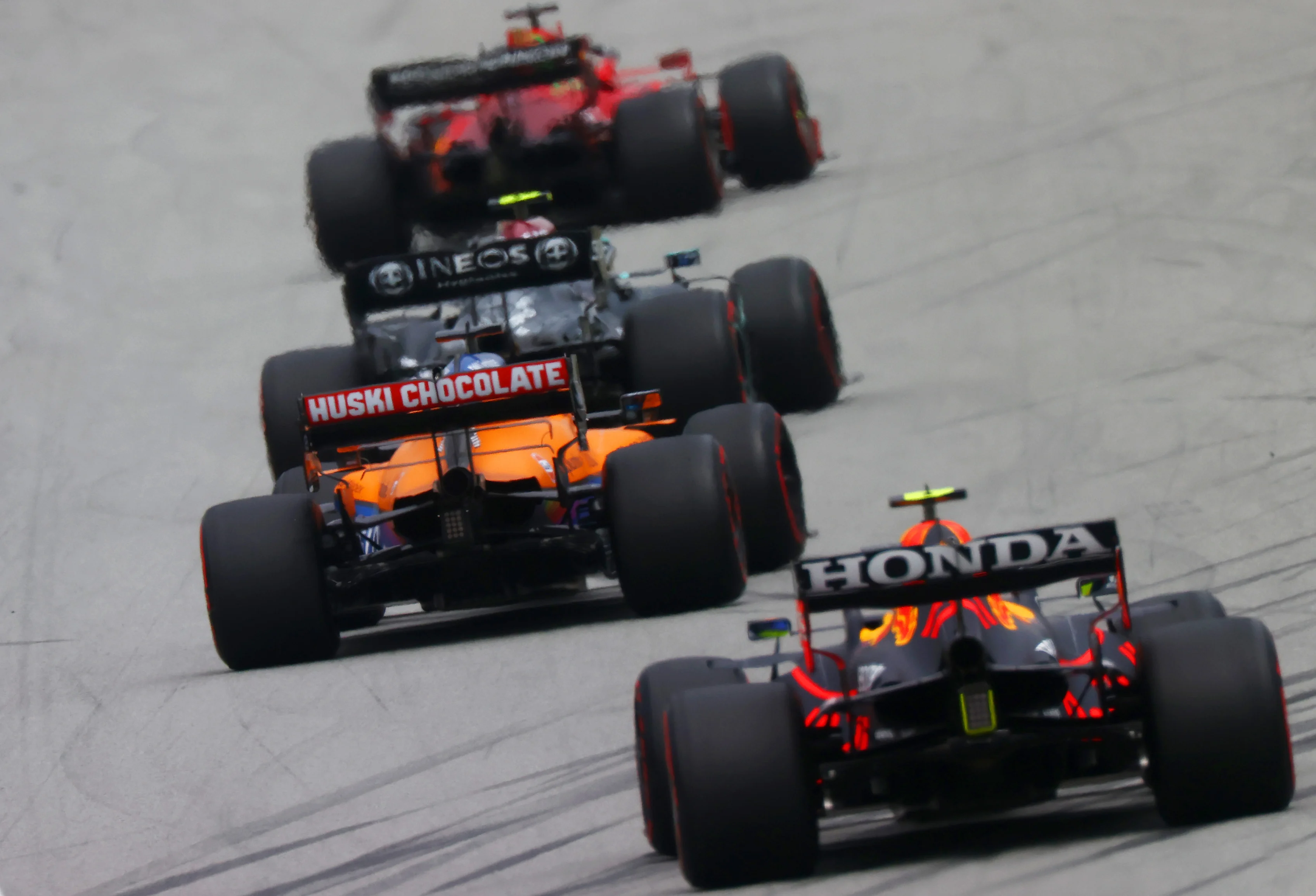 BARCELONA, SPAIN - MAY 09: Daniel Ricciardo of Australia driving the (3) McLaren F1 Team MCL35M