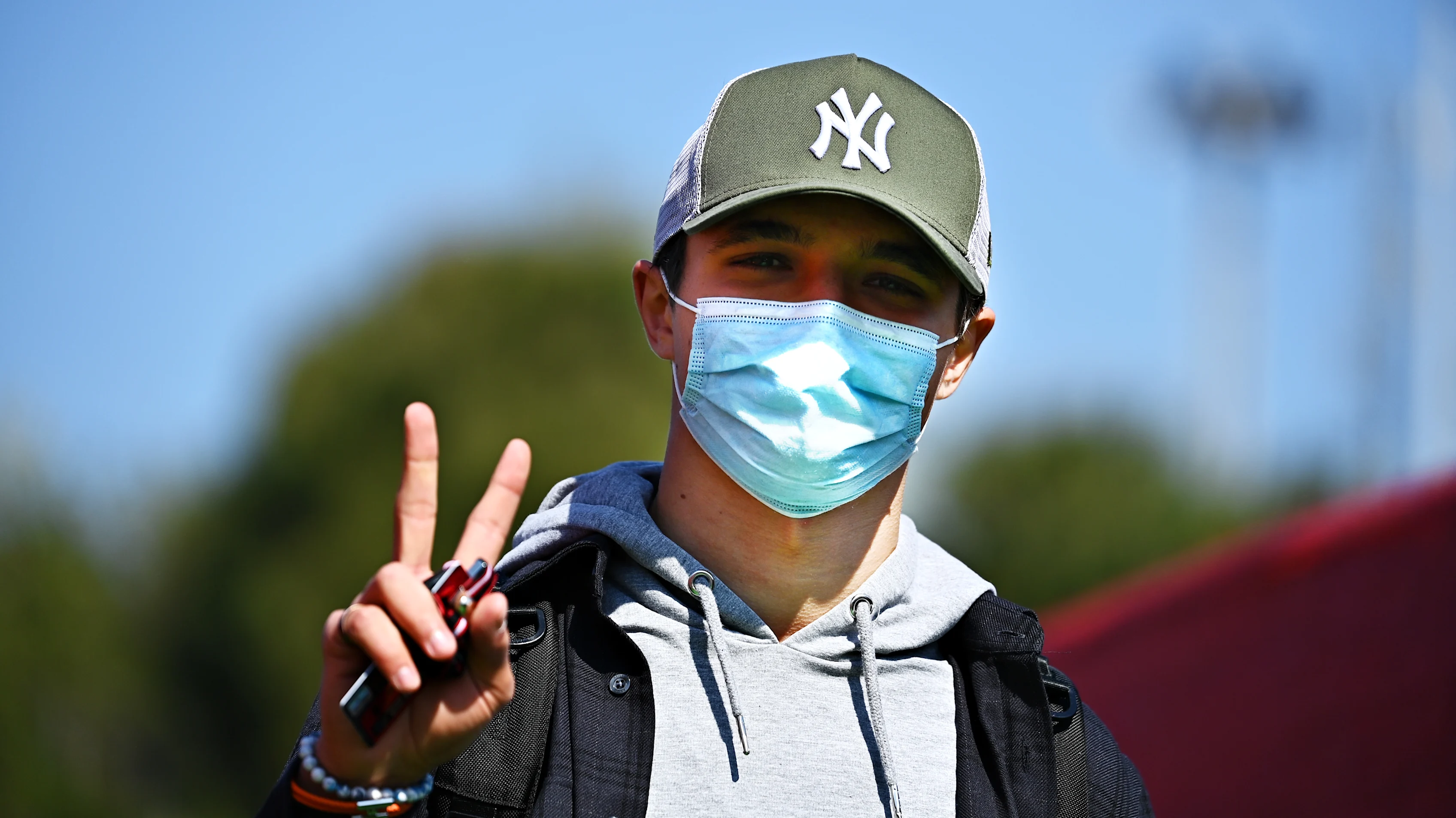 BARCELONA, SPAIN - MAY 06: Lando Norris of Great Britain and McLaren F1 walks in the Paddock during