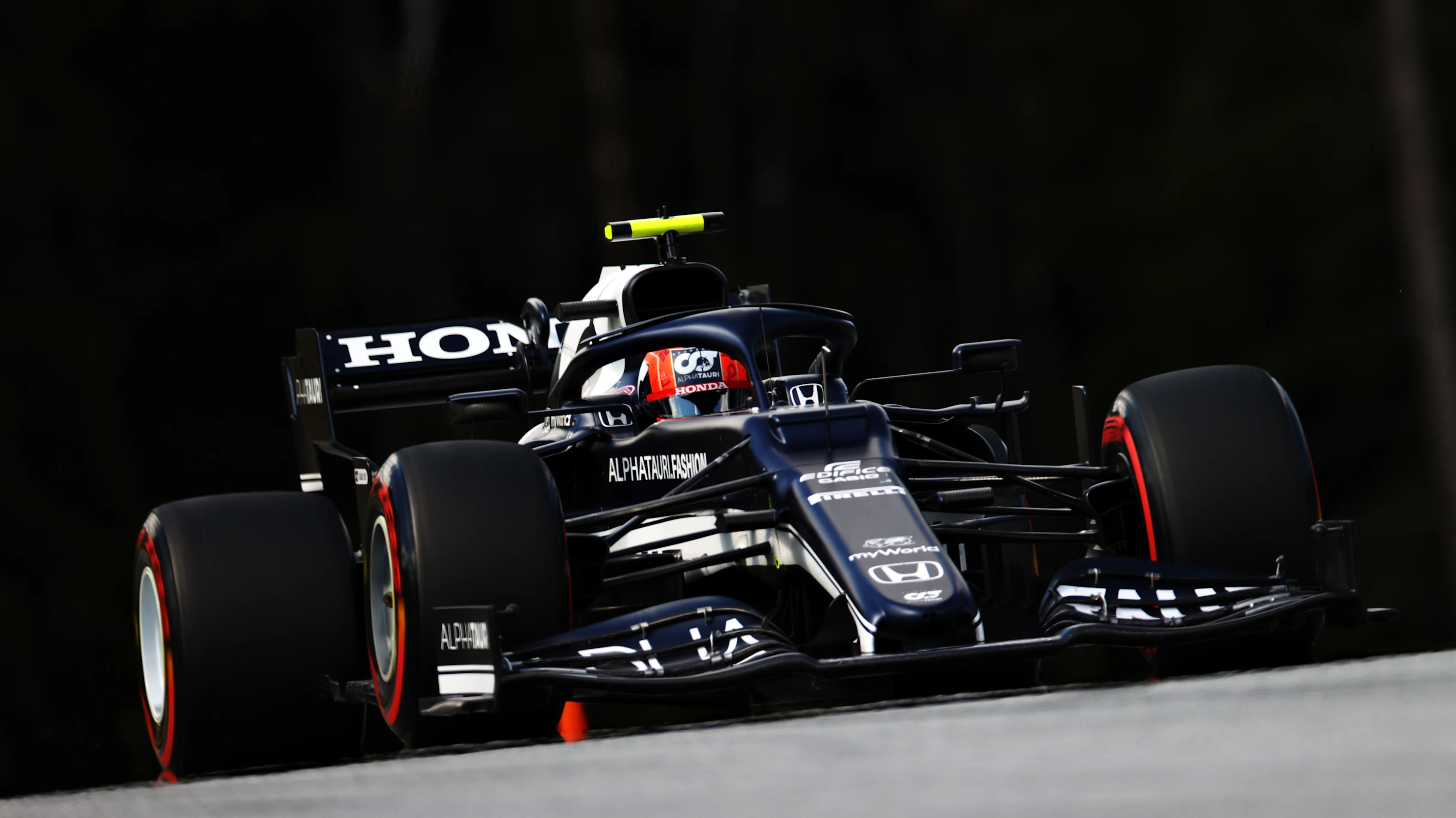 SPIELBERG, AUSTRIA - JUNE 26: Pierre Gasly of France driving the (10) Scuderia AlphaTauri AT02
