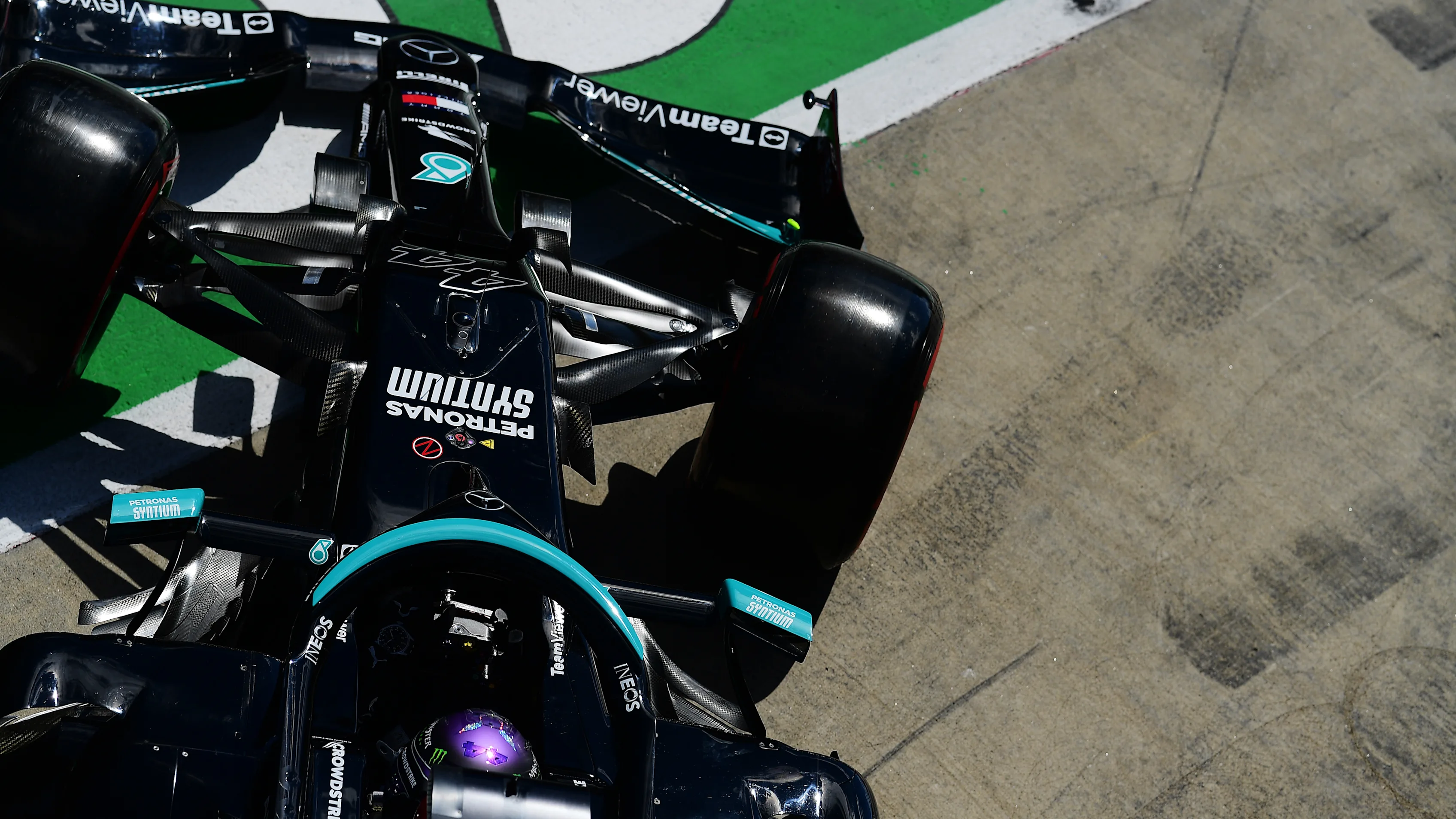 SPIELBERG, AUSTRIA - JUNE 26: Lewis Hamilton of Great Britain driving the (44) Mercedes AMG