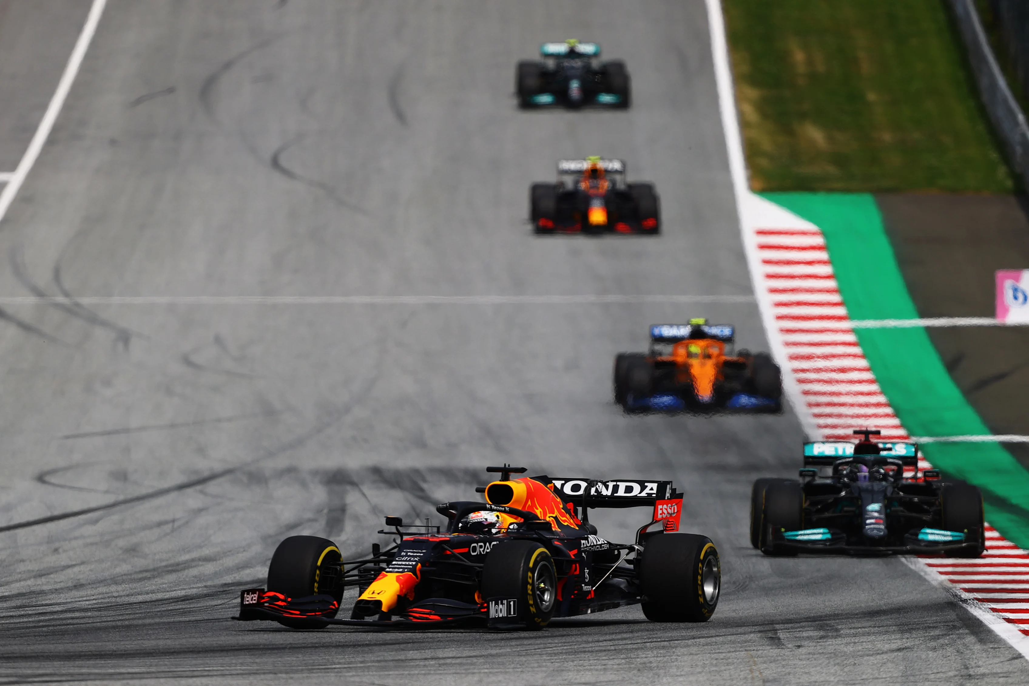 SPIELBERG, AUSTRIA - JUNE 27: Max Verstappen of the Netherlands driving the (33) Red Bull Racing