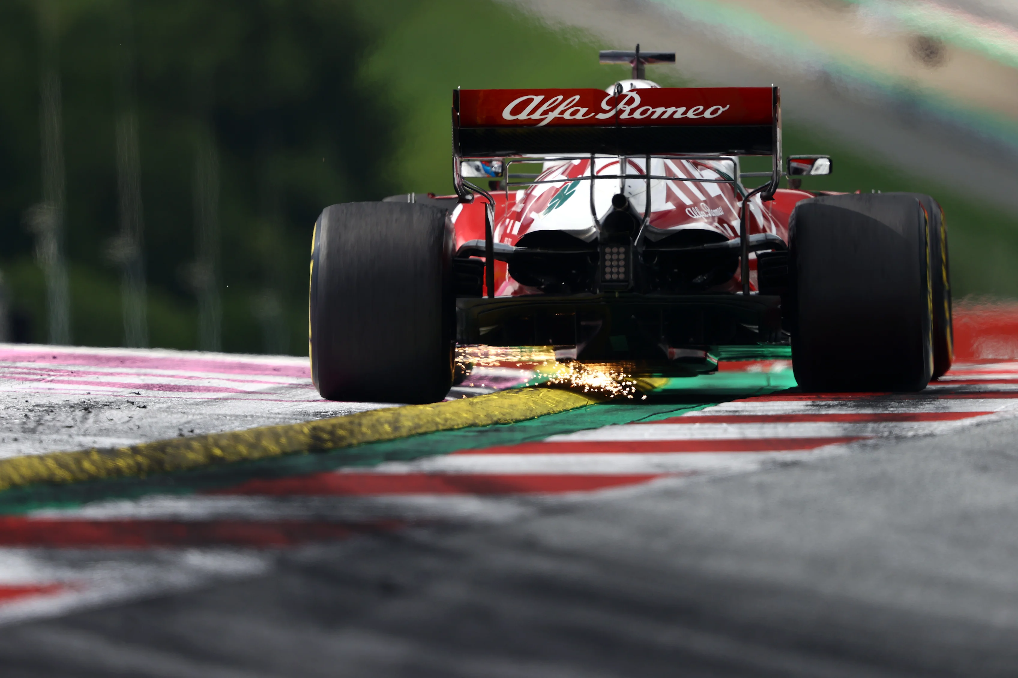 SPIELBERG, AUSTRIA - JUNE 27: Kimi Raikkonen of Finland driving the (7) Alfa Romeo Racing C41 Ferrari during the F1 Grand Prix of Styria at Red Bull Ring on June 27, 2021 in Spielberg, Austria. (Photo by Bryn Lennon/Getty Images)