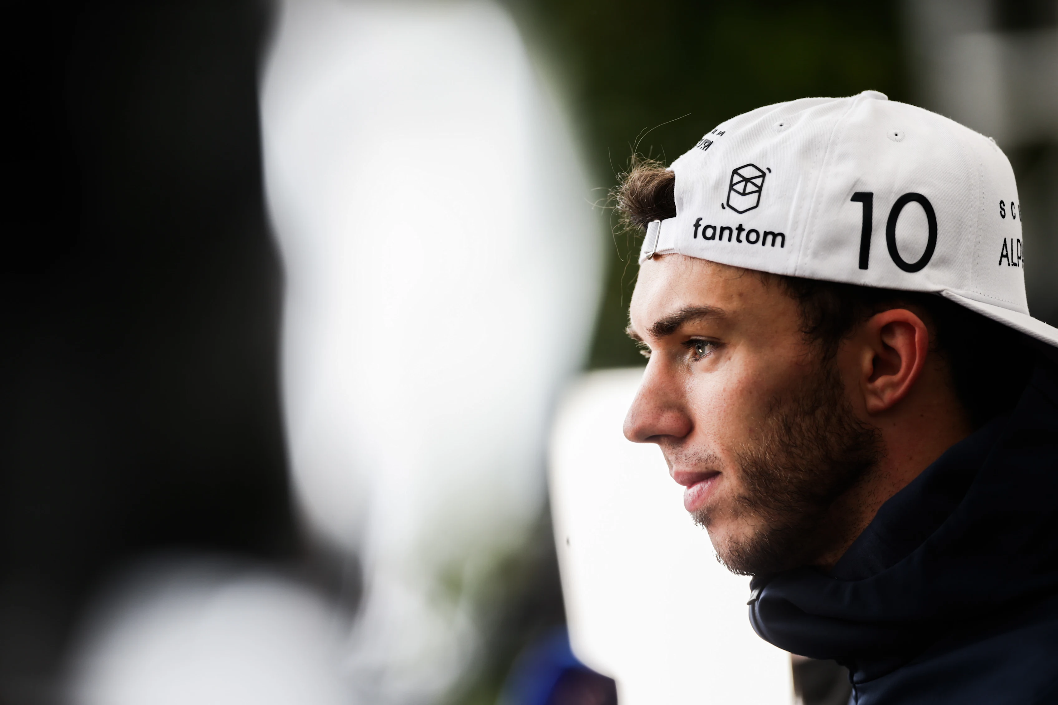 ISTANBUL, TURKEY - OCTOBER 09: Pierre Gasly of Scuderia AlphaTauri and France  during qualifying