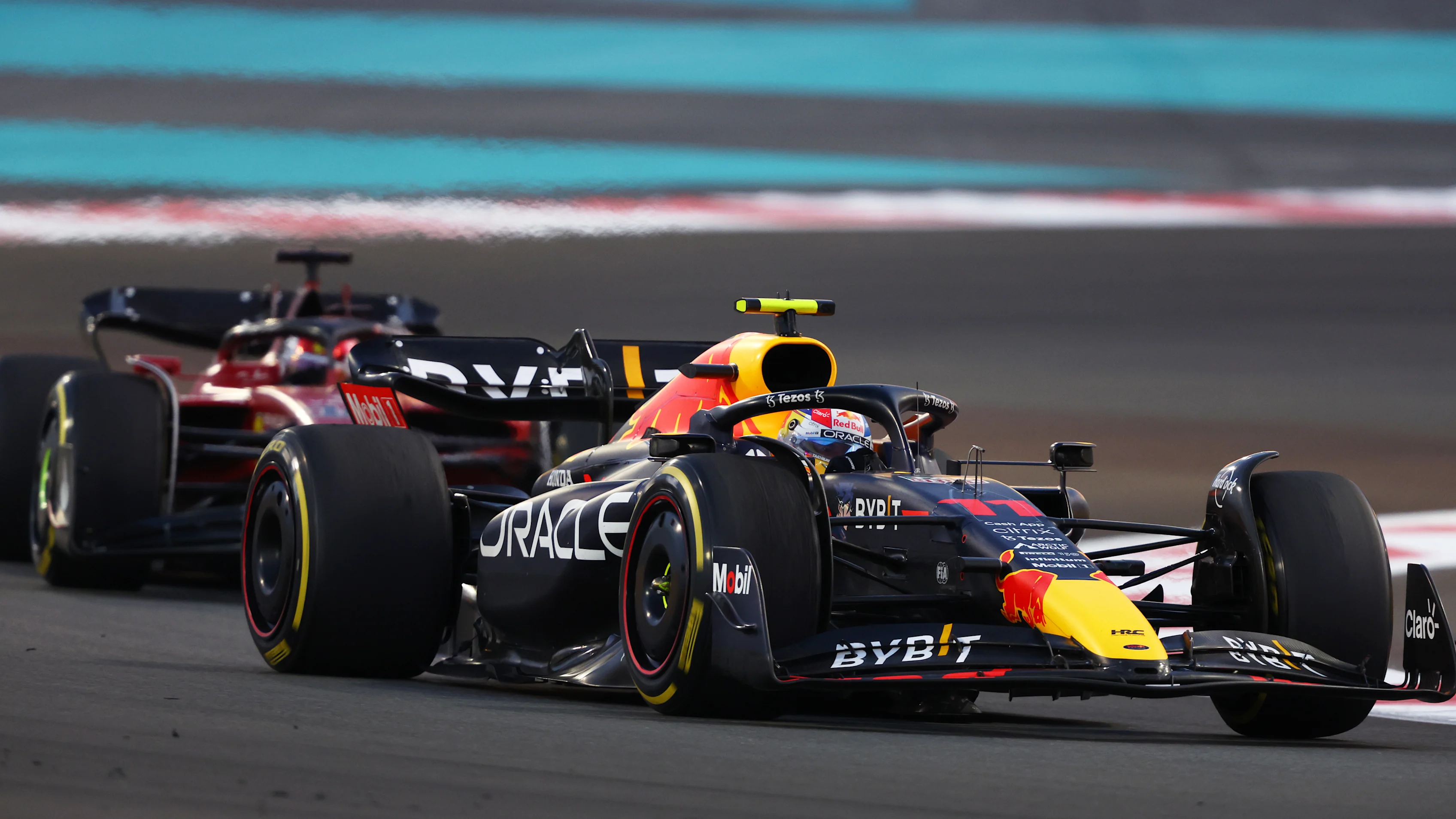 ABU DHABI, UNITED ARAB EMIRATES - NOVEMBER 20: Sergio Perez of Mexico driving the (11) Oracle Red