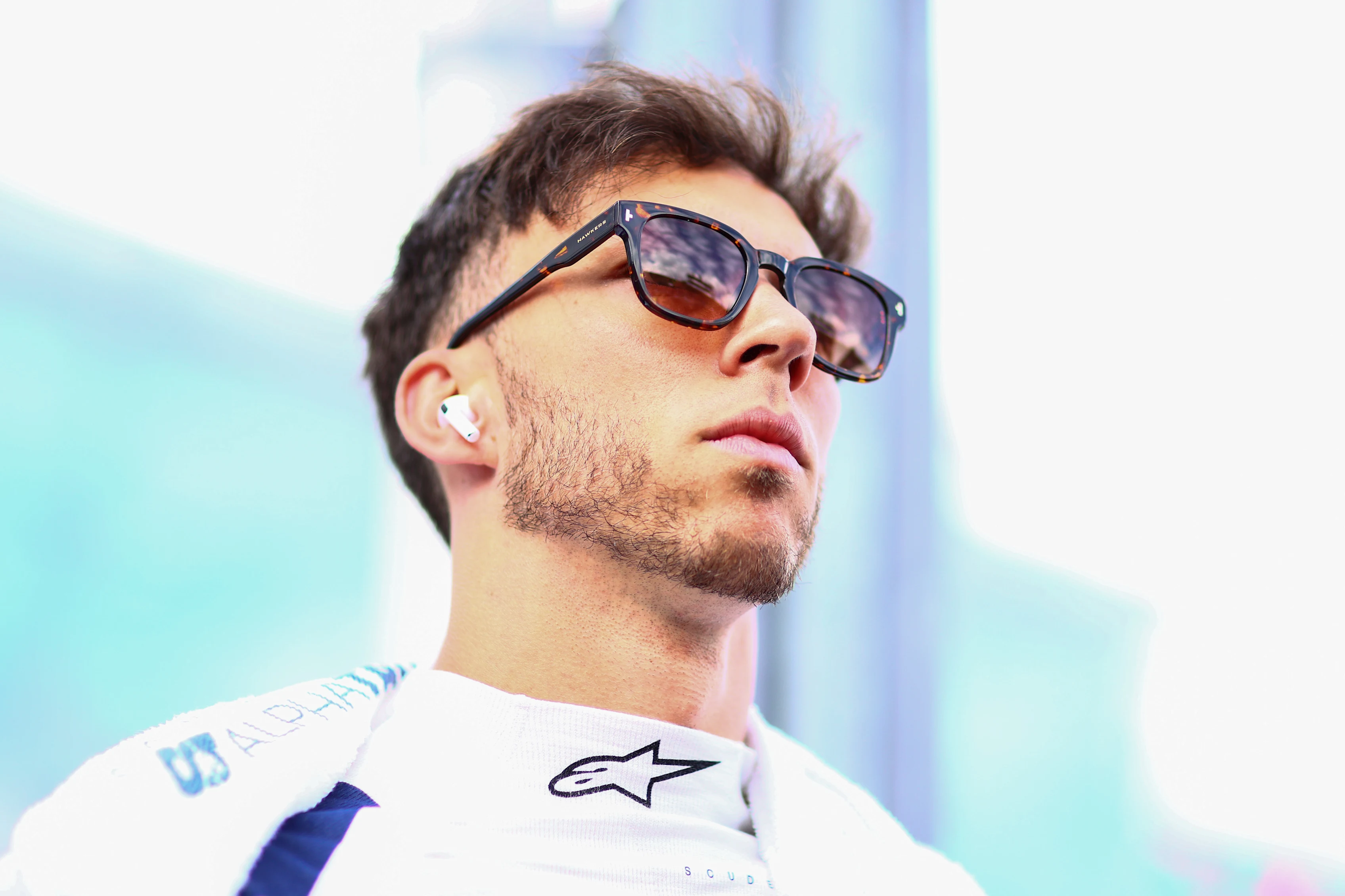 MELBOURNE, AUSTRALIA - APRIL 10: Pierre Gasly of France and Scuderia AlphaTauri prepares to drive on the grid during the F1 Grand Prix of Australia at Melbourne Grand Prix Circuit on April 10, 2022 in Melbourne, Australia. (Photo by Dan Istitene - Formula 1/Formula 1 via Getty Images)