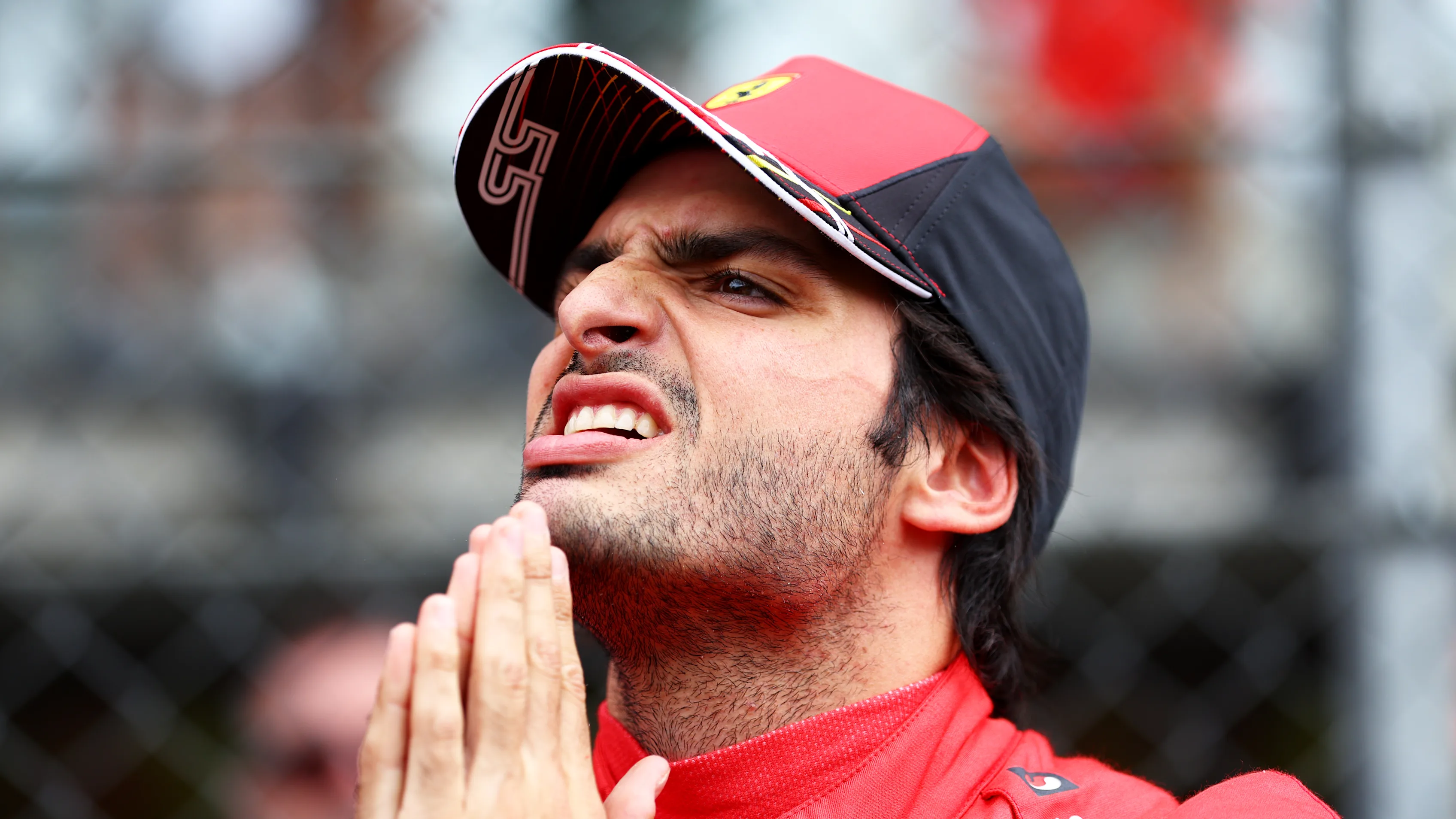 SPIELBERG, AUSTRIA - JULY 09: Carlos Sainz of Spain and Ferrari prepares to drive prior to the F1