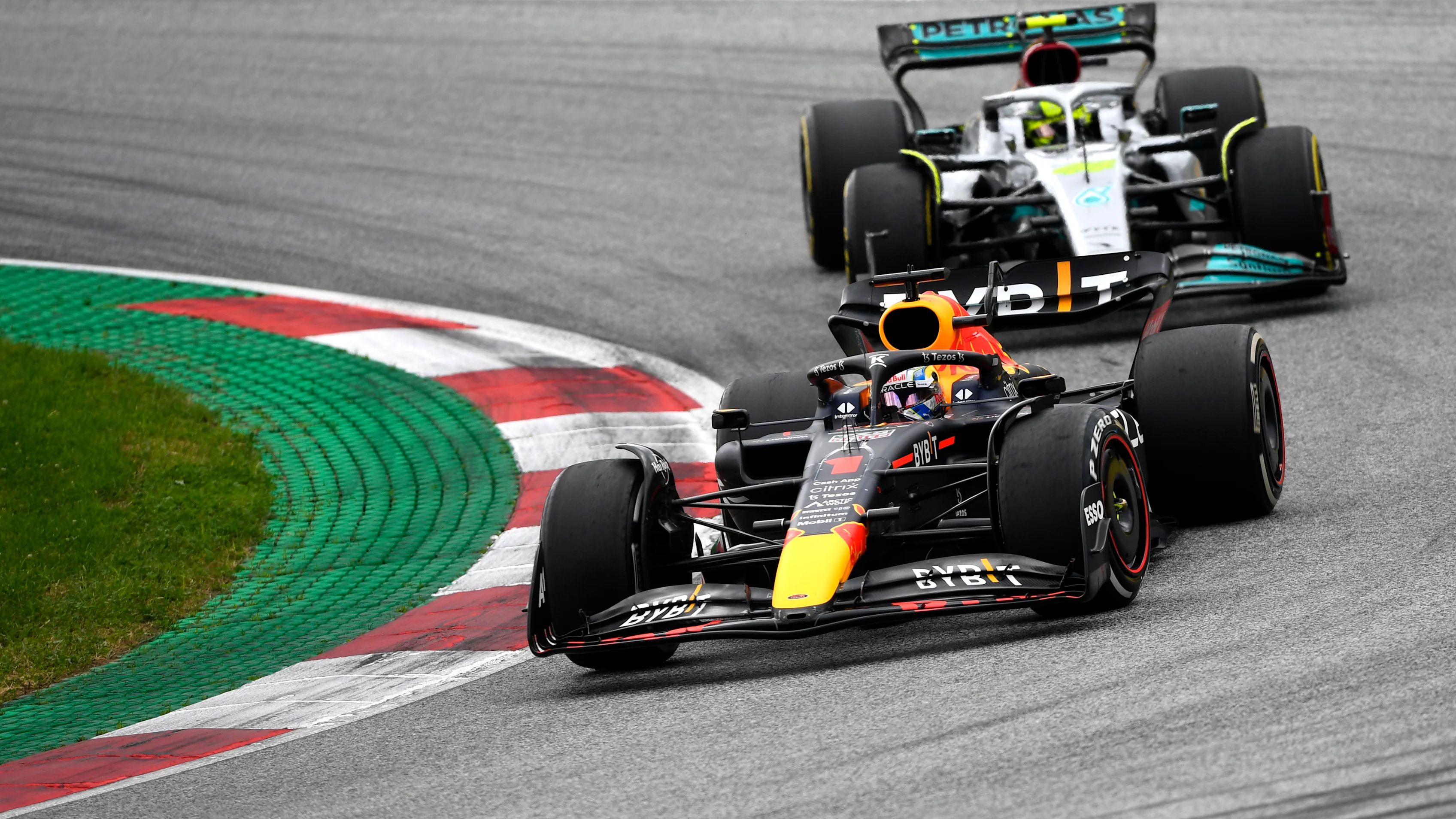 SPIELBERG, AUSTRIA - JULY 10: Max Verstappen of the Netherlands driving the (1) Oracle Red Bull