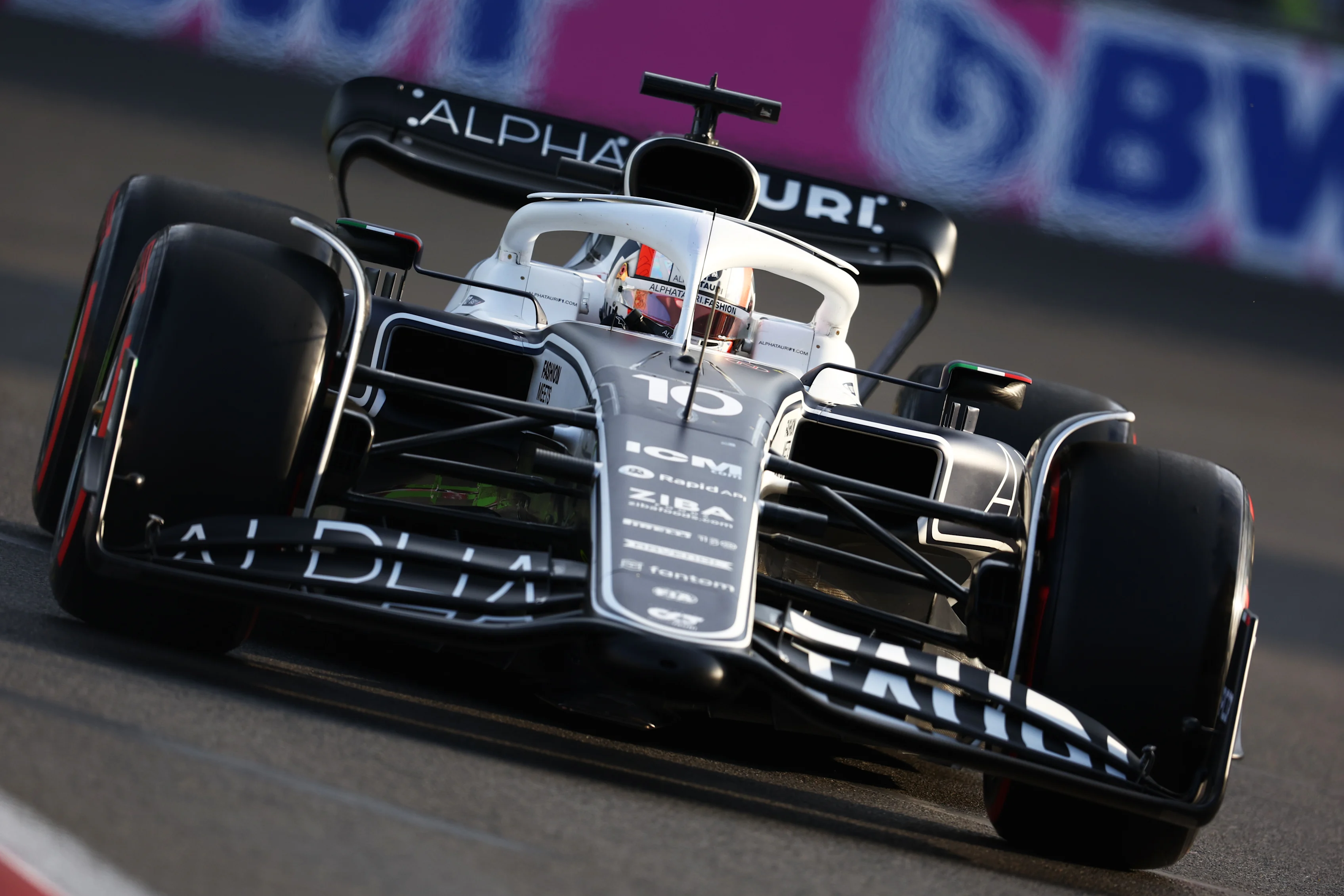 BAKU, AZERBAIJAN - JUNE 11: Pierre Gasly of France driving the (10) Scuderia AlphaTauri AT03 on