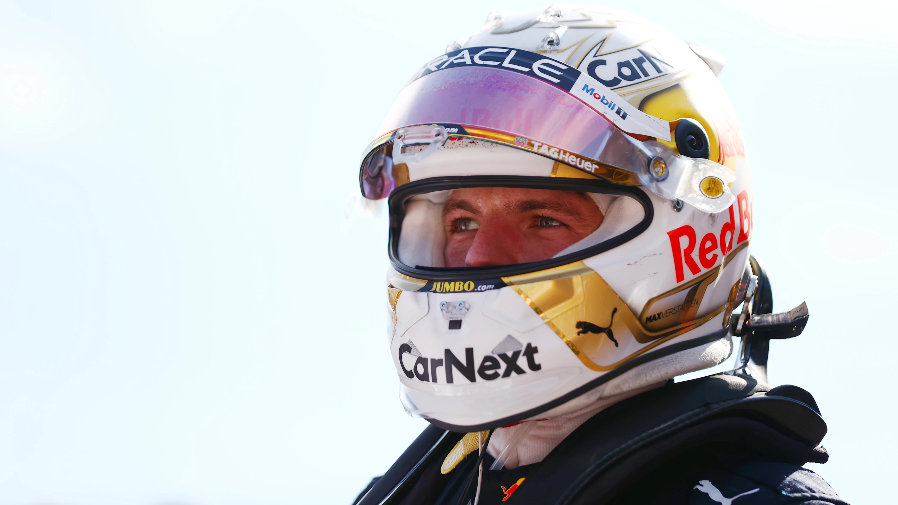 BAKU, AZERBAIJAN - JUNE 12: Race winner Max Verstappen of the Netherlands and Oracle Red Bull