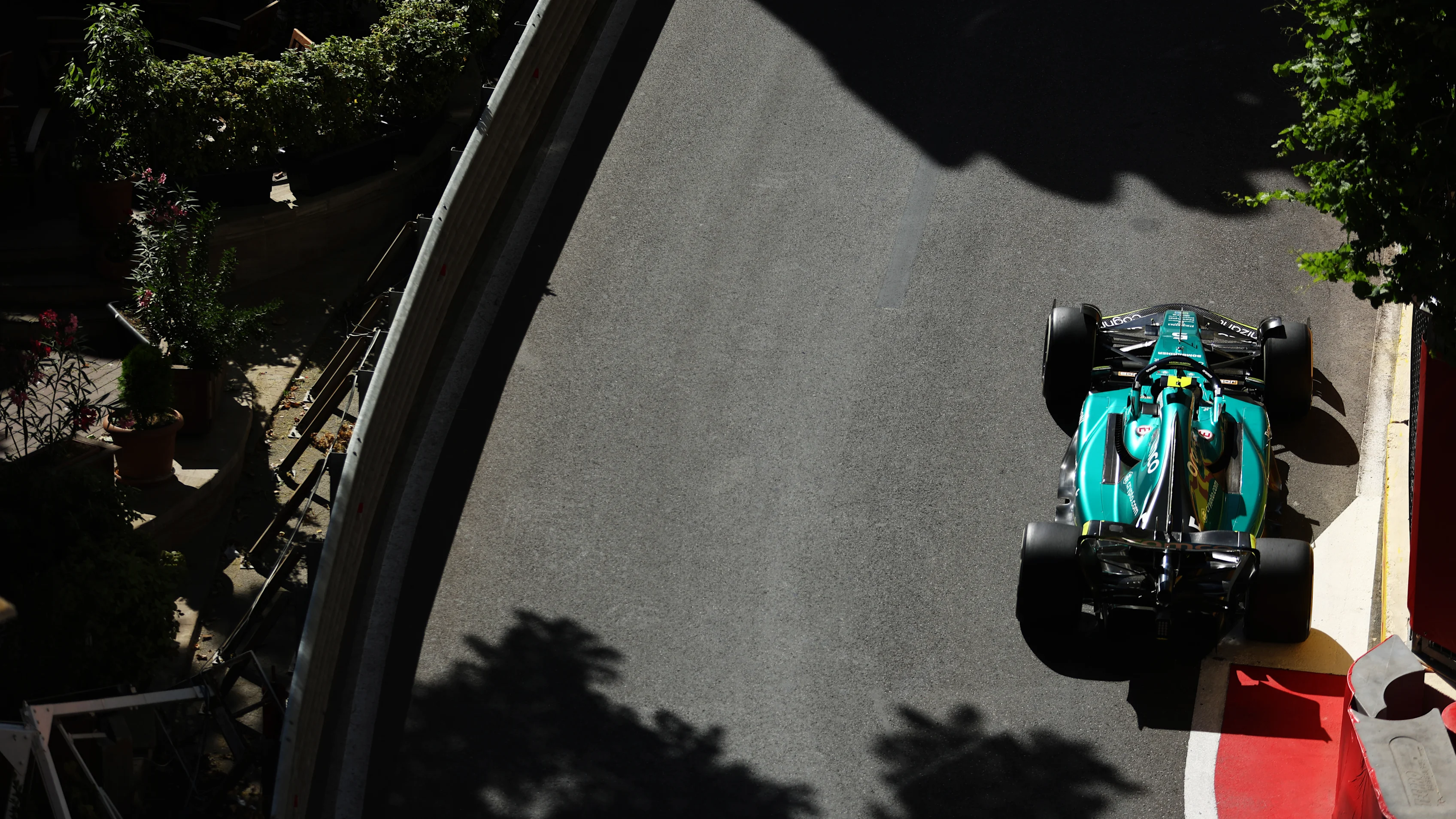 BAKU, AZERBAIJAN - JUNE 12: Sebastian Vettel of Germany driving the (5) Aston Martin AMR22 Mercedes