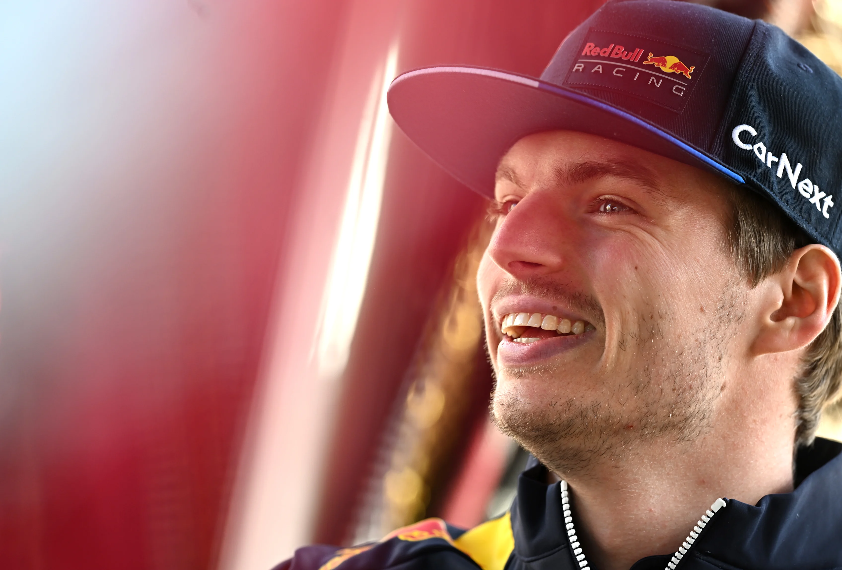 BAHRAIN, BAHRAIN - MARCH 17: Max Verstappen of the Netherlands and Oracle Red Bull Racing looks on