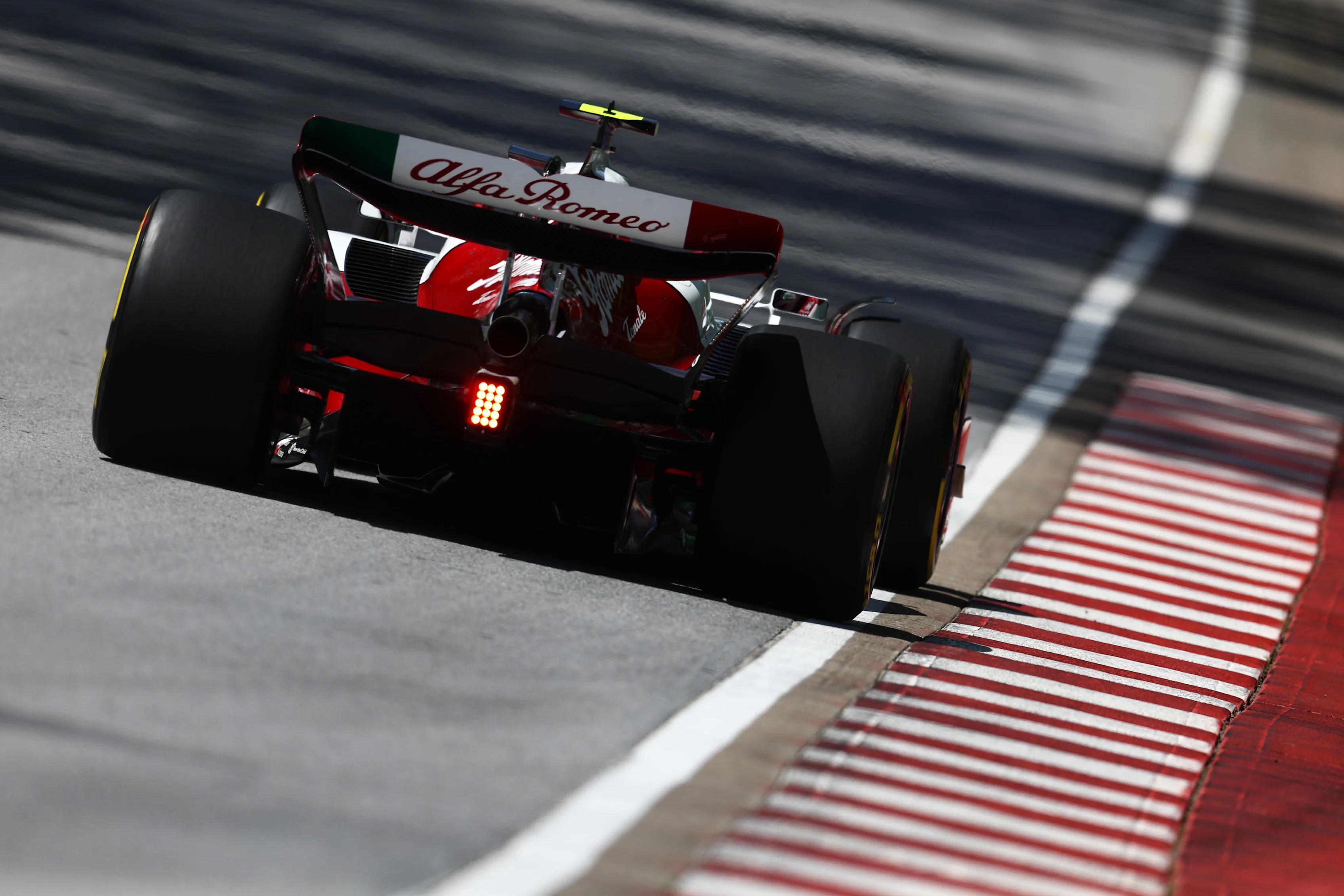 MONTREAL, QUEBEC - JUNE 17: Zhou Guanyu of China driving the (24) Alfa Romeo F1 C42 Ferrari on track during practice ahead of the F1 Grand Prix of Canada at Circuit Gilles Villeneuve on June 17, 2022 in Montreal, Quebec. (Photo by Clive Rose/Getty Images)