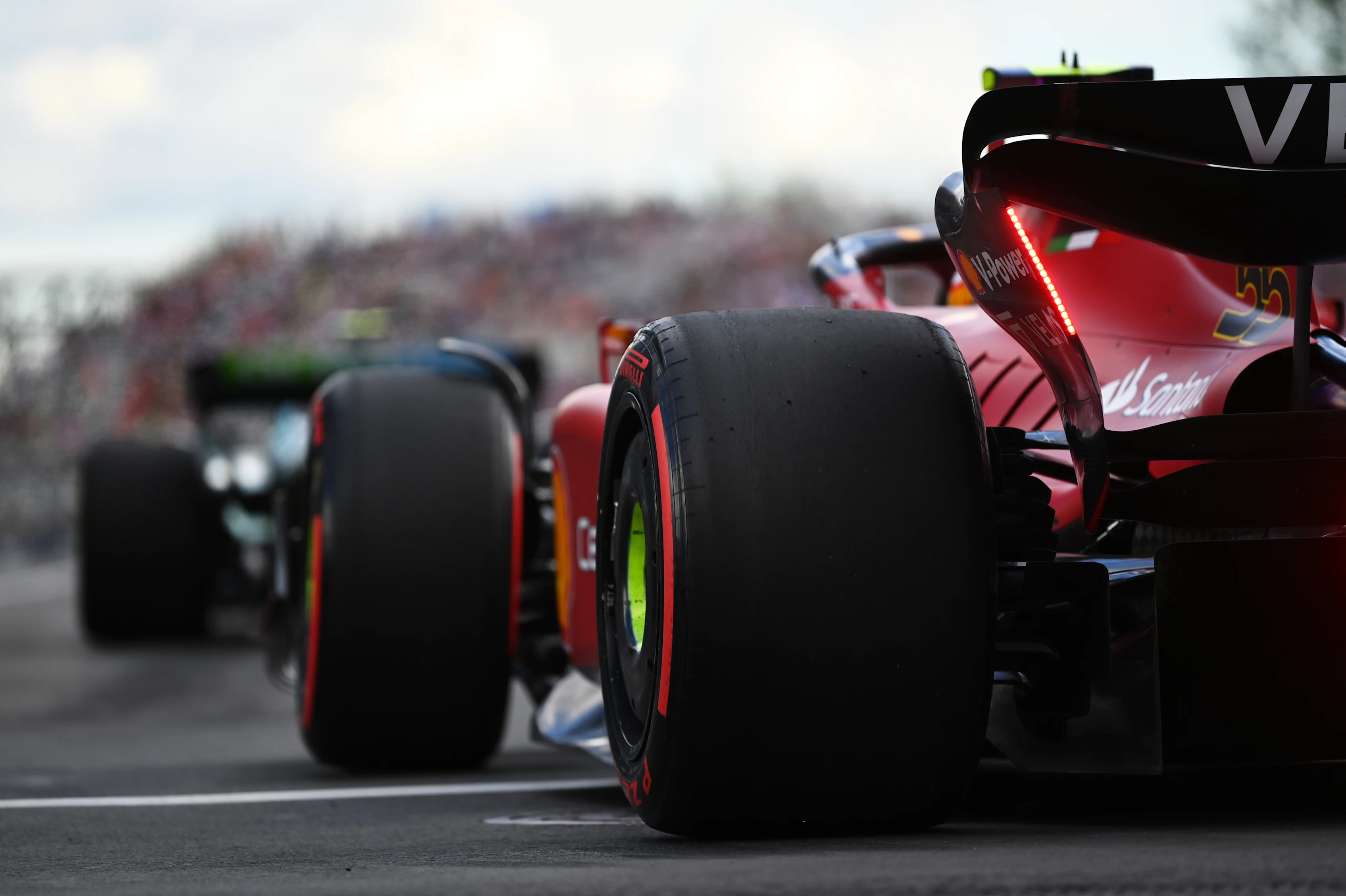 MONTREAL, QUEBEC - JUNE 17: Carlos Sainz of Spain driving (55) the Ferrari F1-75 on track during practice ahead of the F1 Grand Prix of Canada at Circuit Gilles Villeneuve on June 17, 2022 in Montreal, Quebec. (Photo by Dan Mullan/Getty Images)