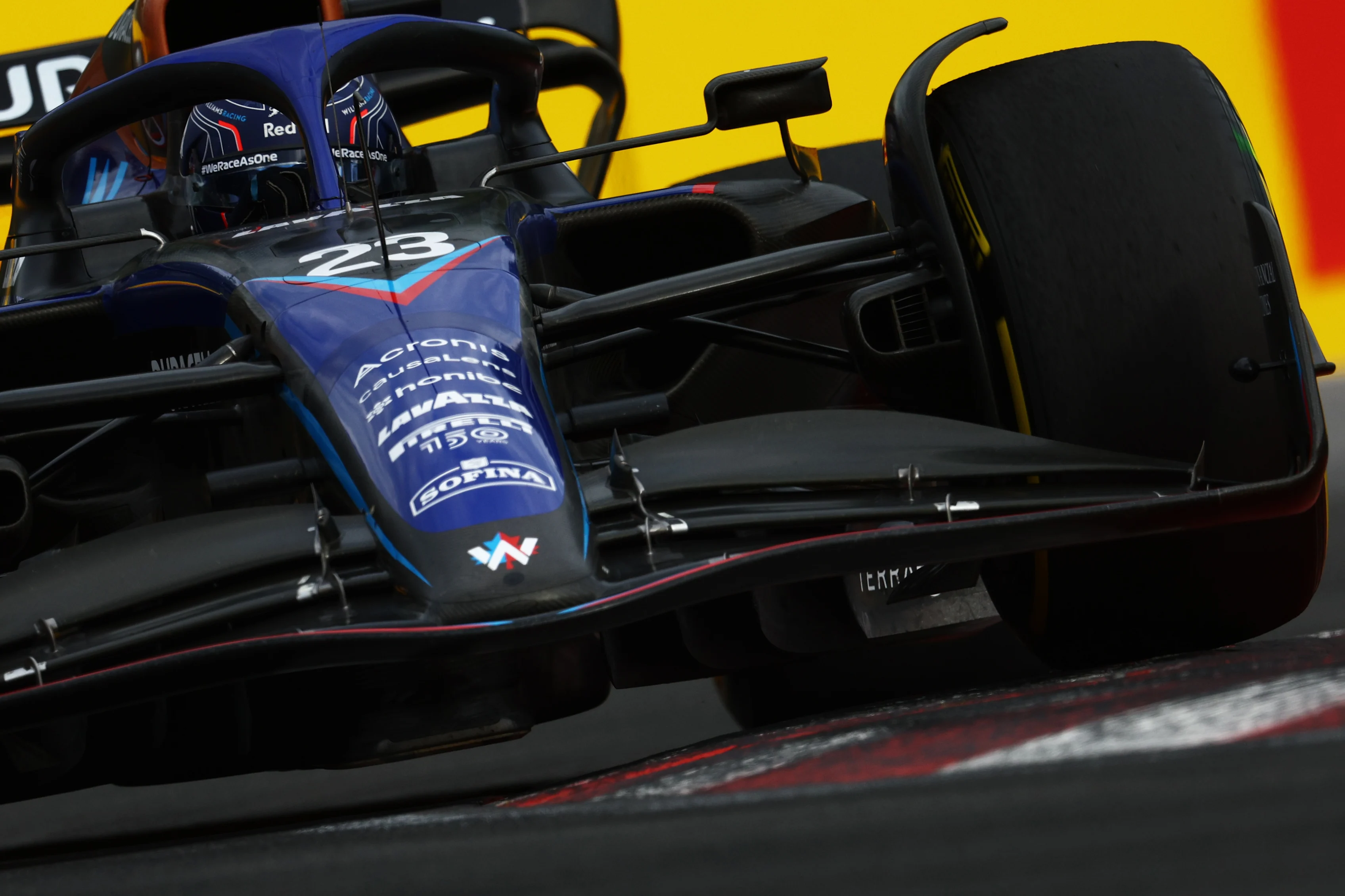 MONTREAL, QUEBEC - JUNE 17: Alexander Albon of Thailand driving the (23) Williams FW44 Mercedes on