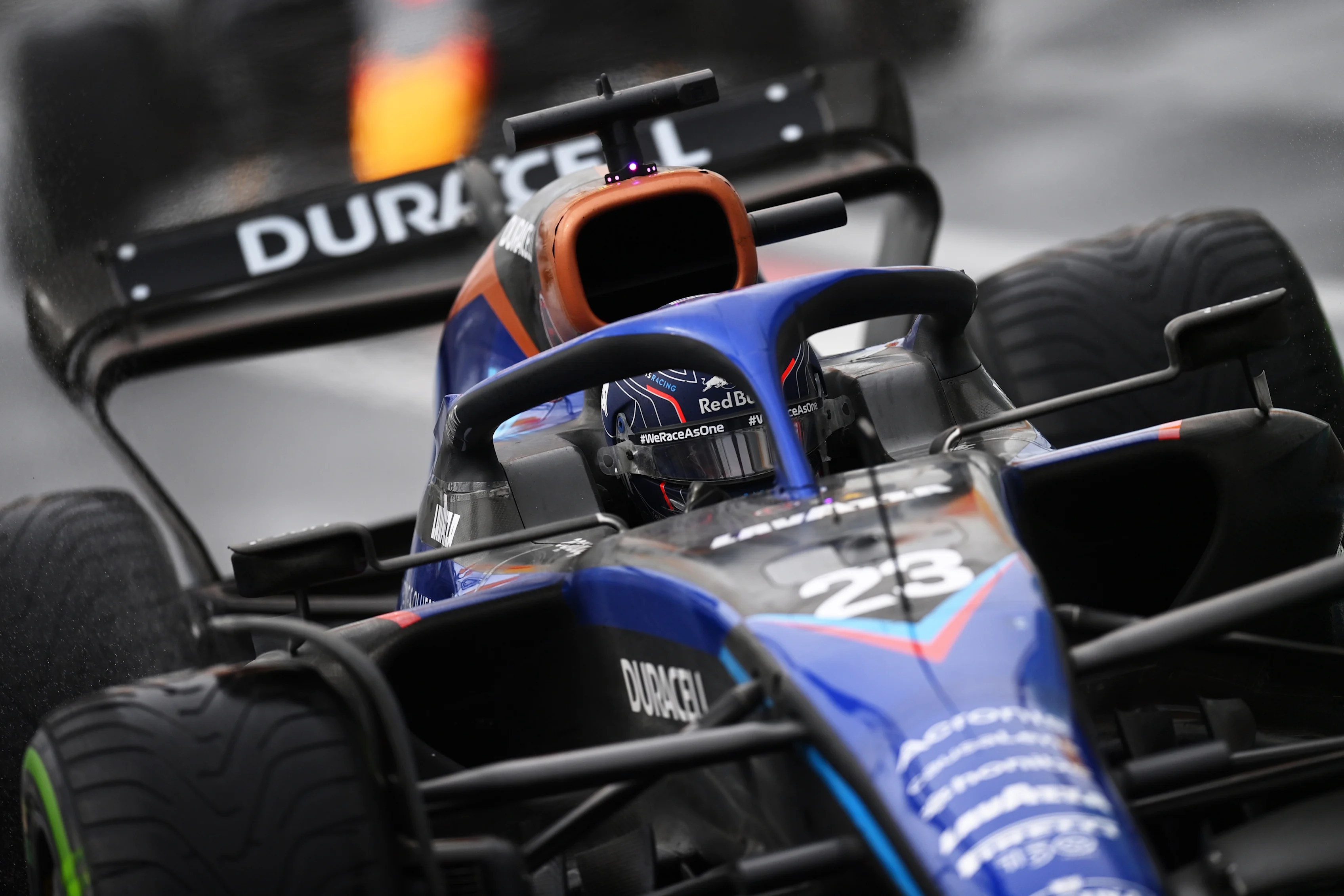 MONTREAL, QUEBEC - JUNE 18: Alexander Albon of Thailand driving the (23) Williams FW44 Mercedes on