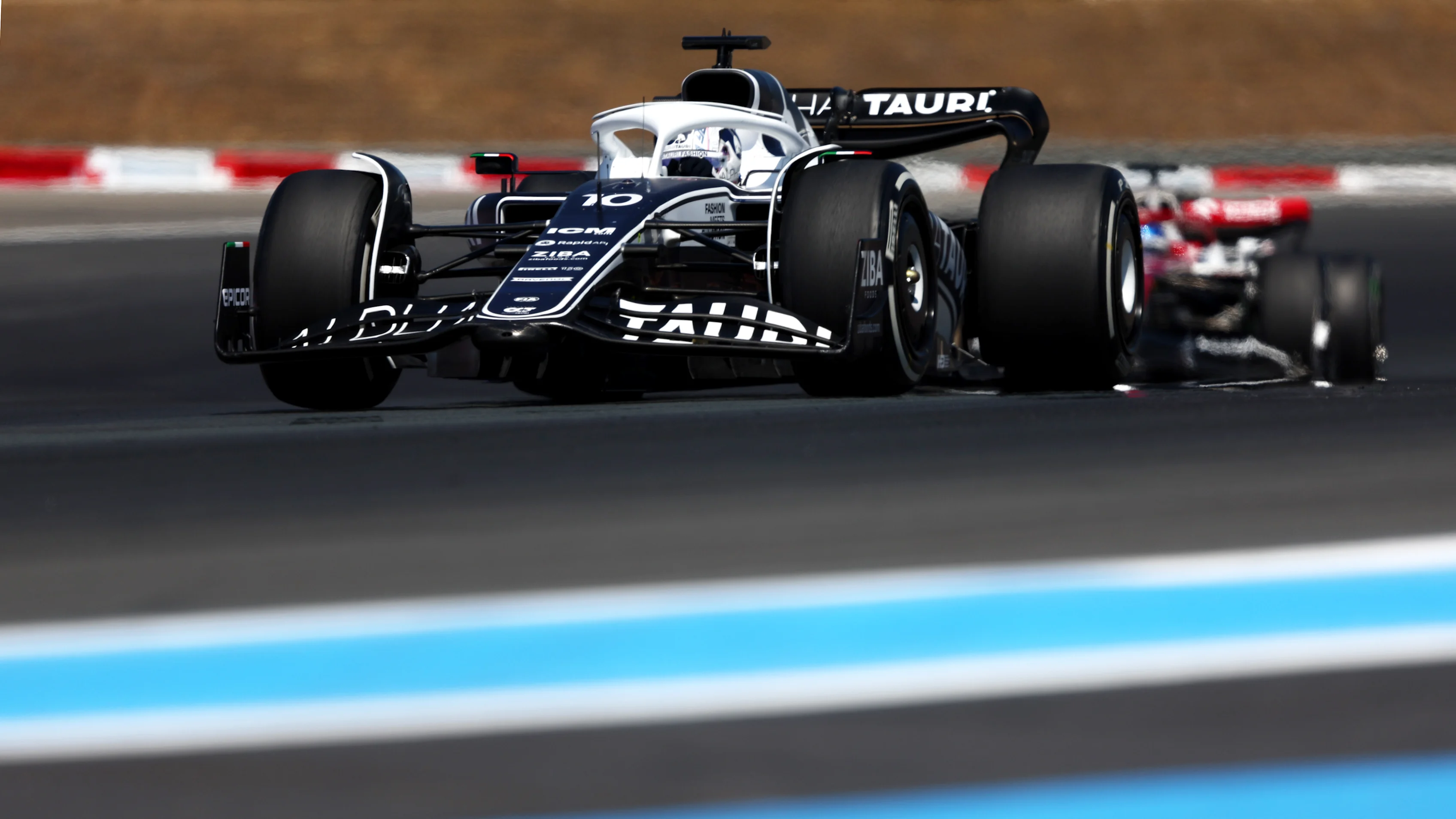LE CASTELLET, FRANCE - JULY 24: Pierre Gasly of France driving the (10) Scuderia AlphaTauri AT03 on