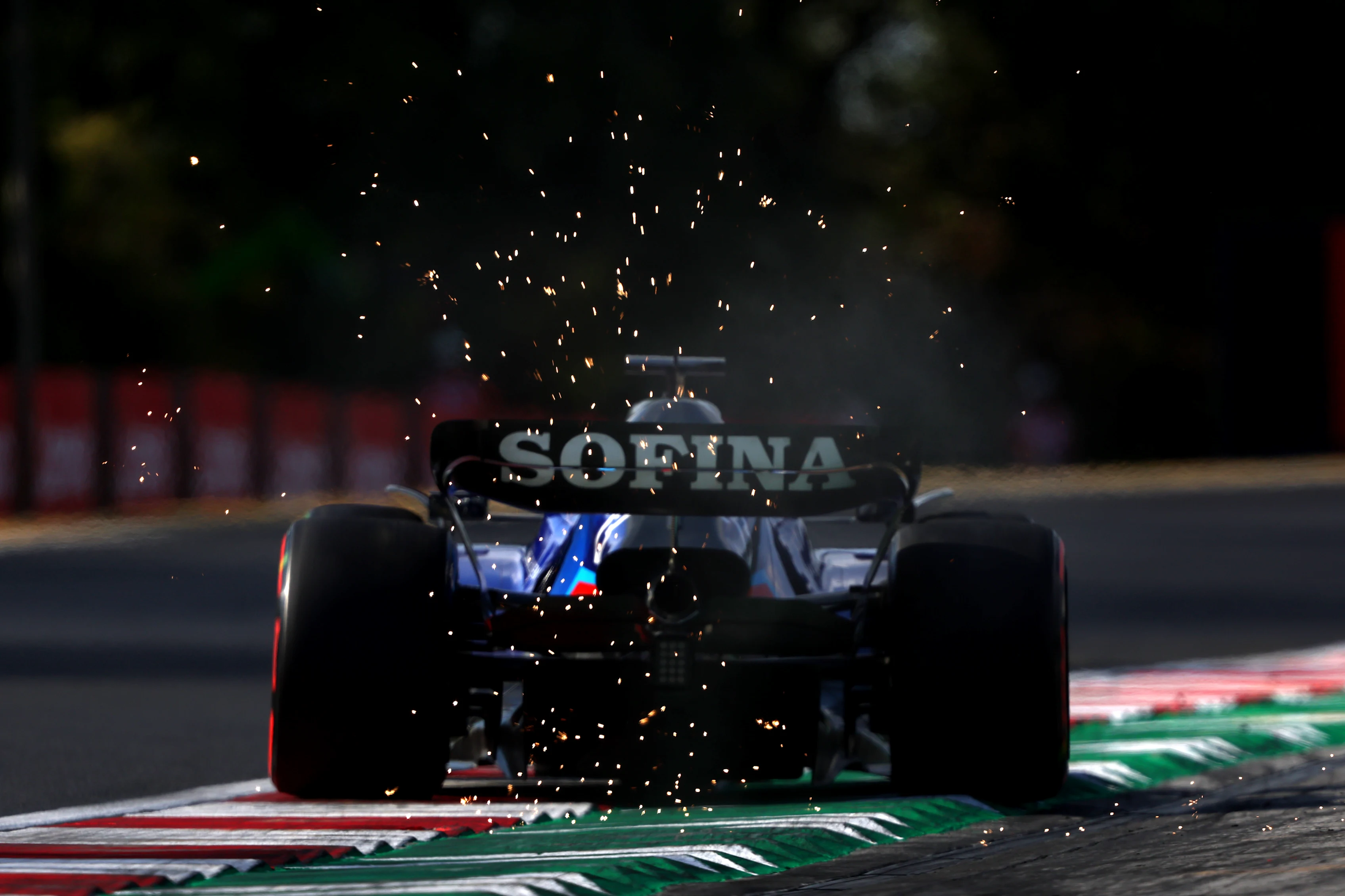 BUDAPEST, HUNGARY - JULY 29: Alexander Albon of Thailand driving the (23) Williams FW44 Mercedes on