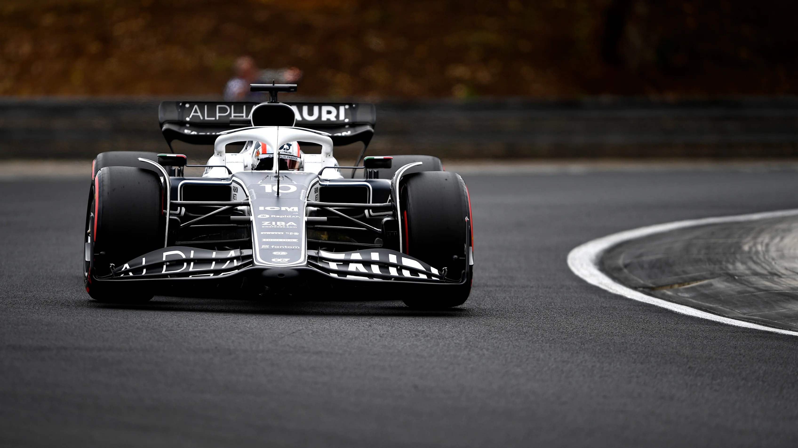 BUDAPEST, HUNGARY - JULY 30: Pierre Gasly of France driving the (10) Scuderia AlphaTauri AT03 on