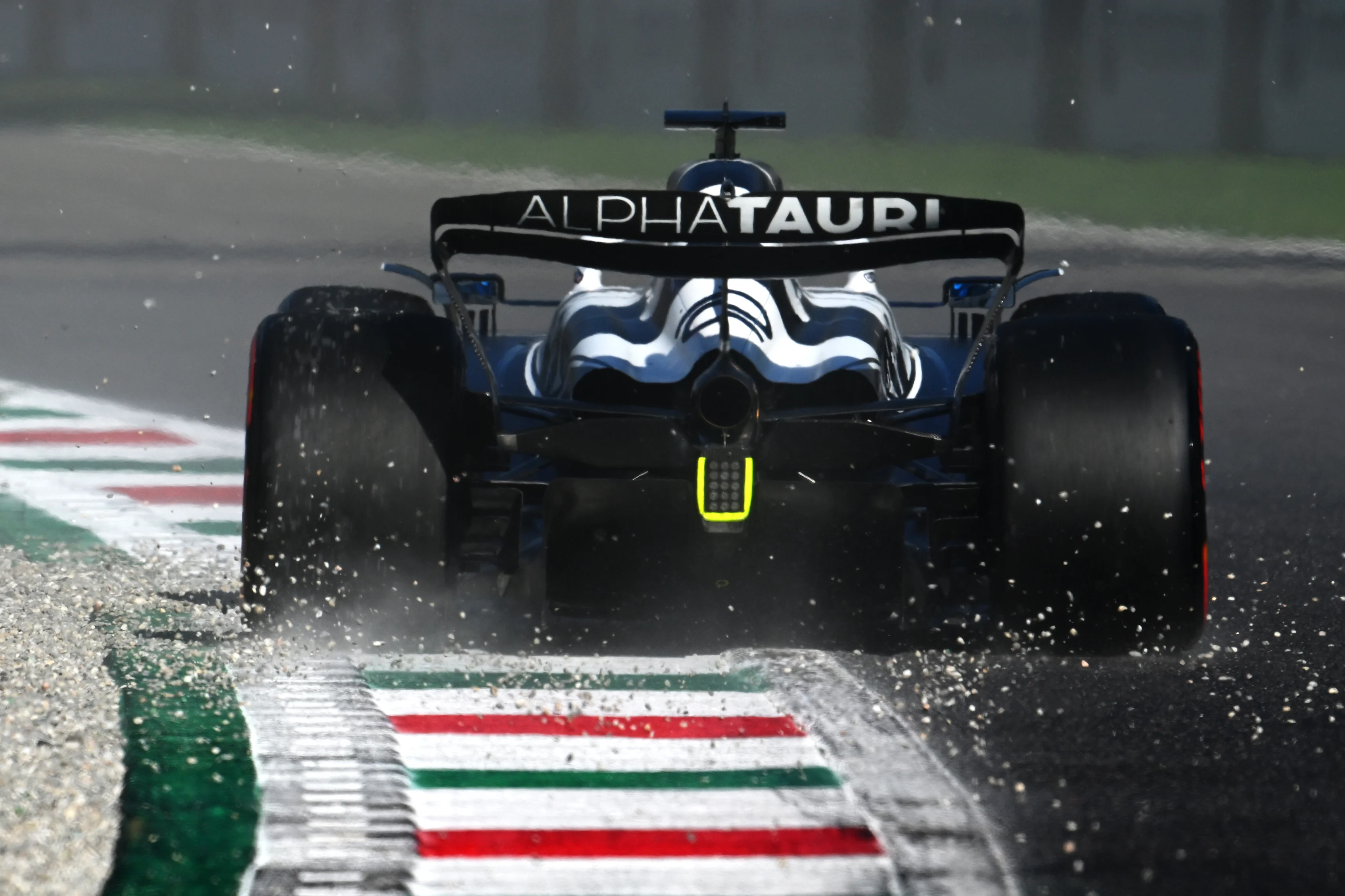 MONZA, ITALY - SEPTEMBER 10: Pierre Gasly of France driving the (10) Scuderia AlphaTauri AT03 on